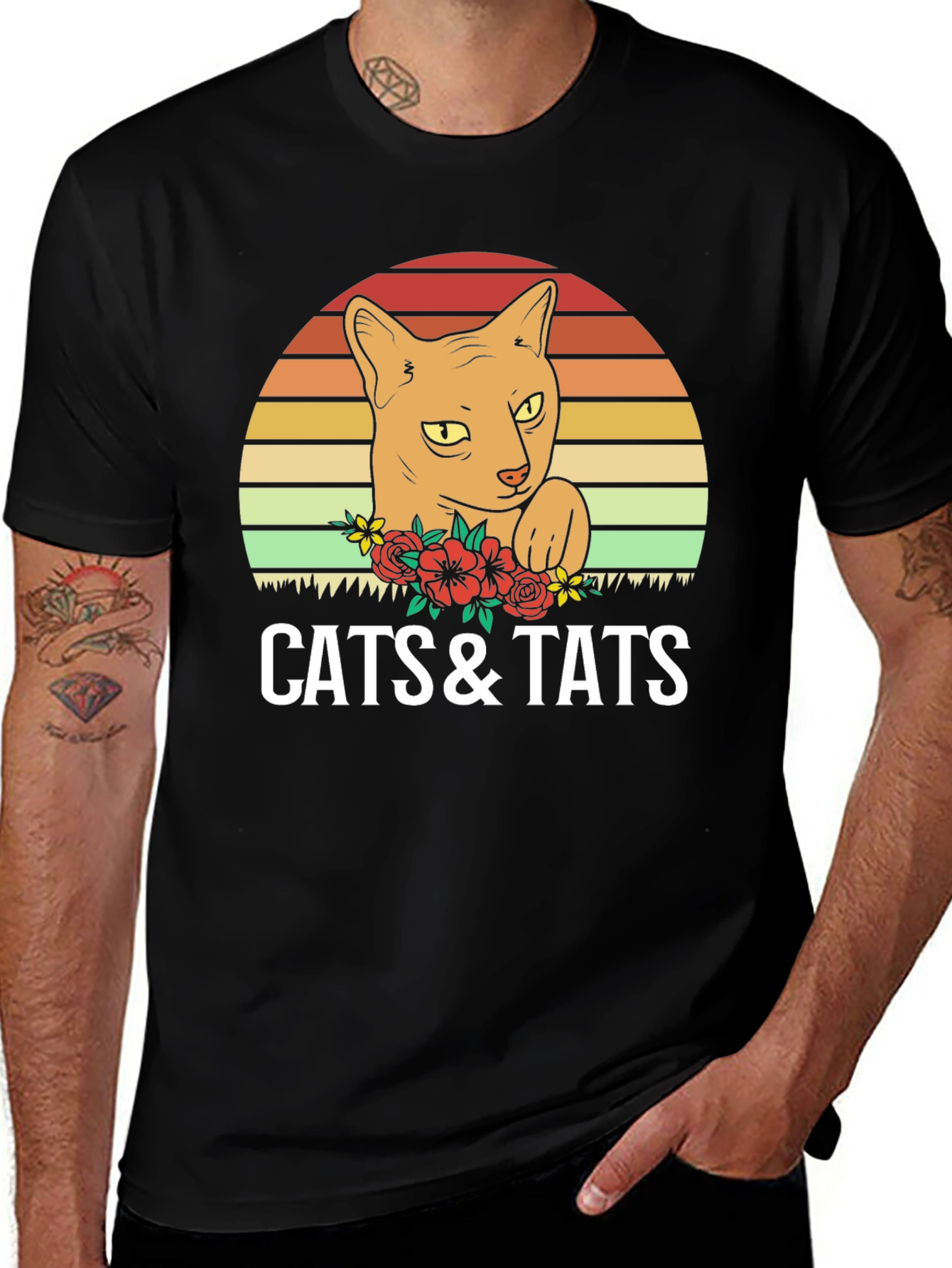 Variant 29 of Cats & Tats T-Shirt
