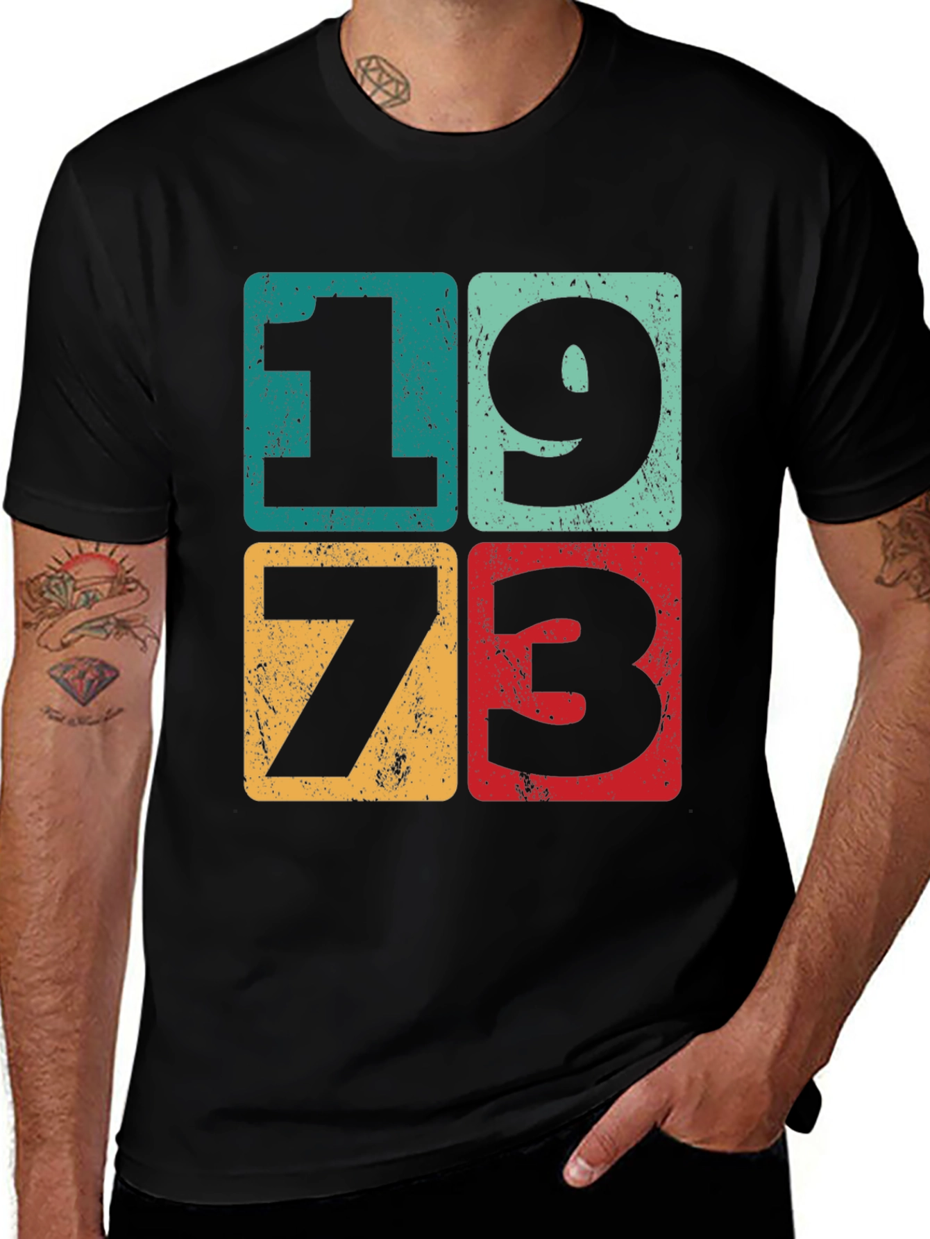 Variant 2 of Vintage 1973 Birthday T-Shirt