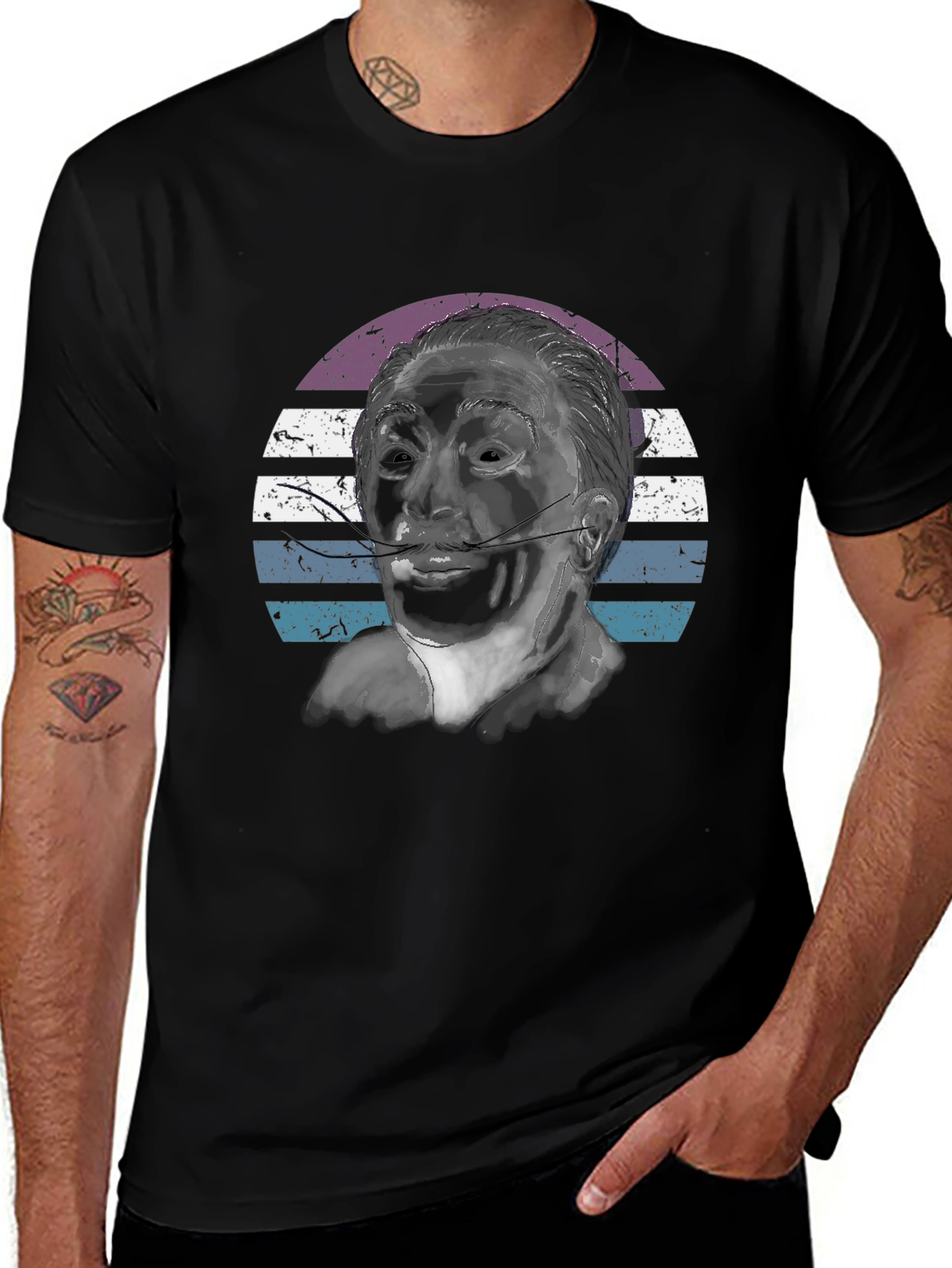 Variant 26 of Retro Salvador Dali Graphic Tee