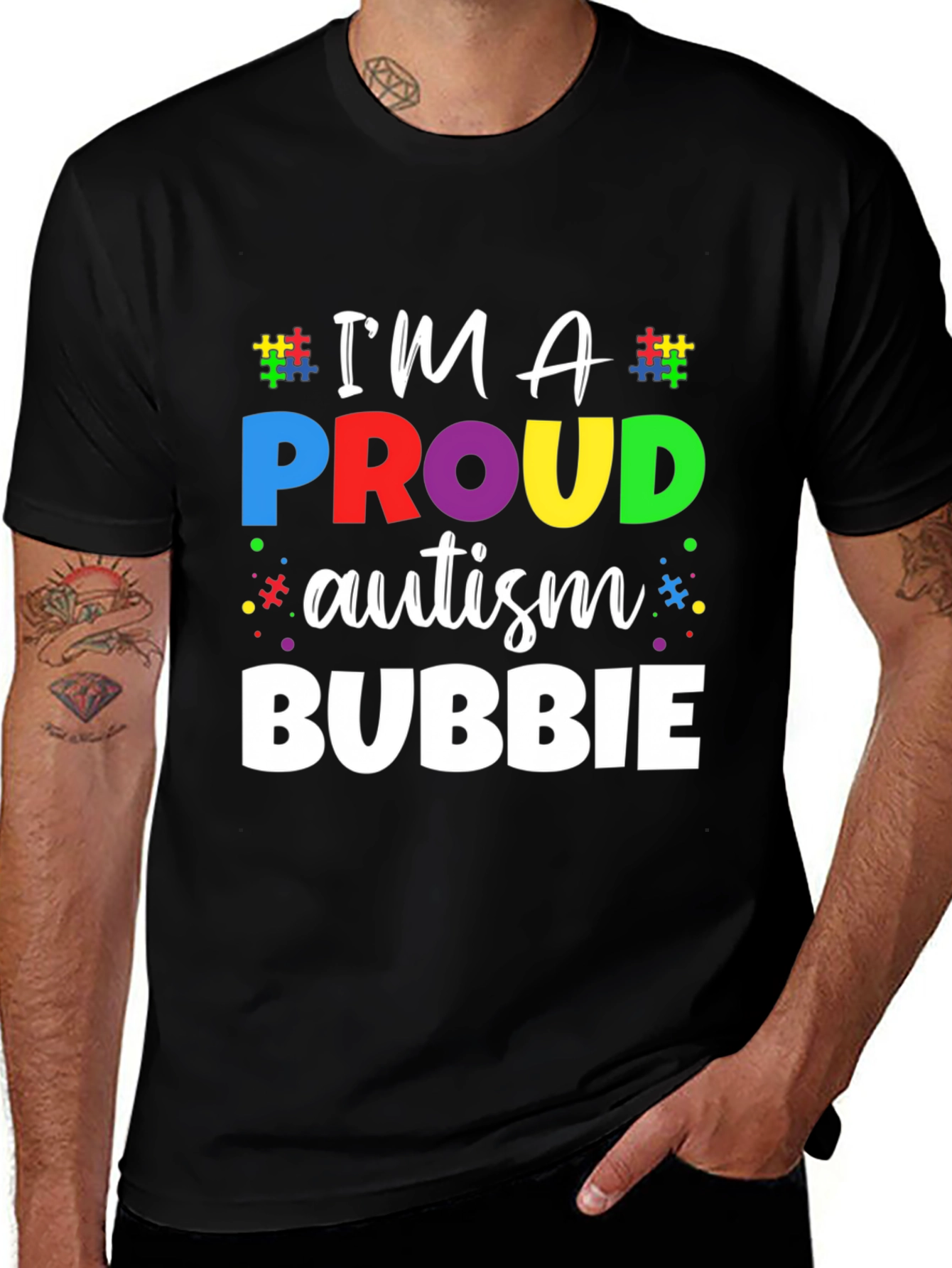Proud Autism Bubbie T-Shirt