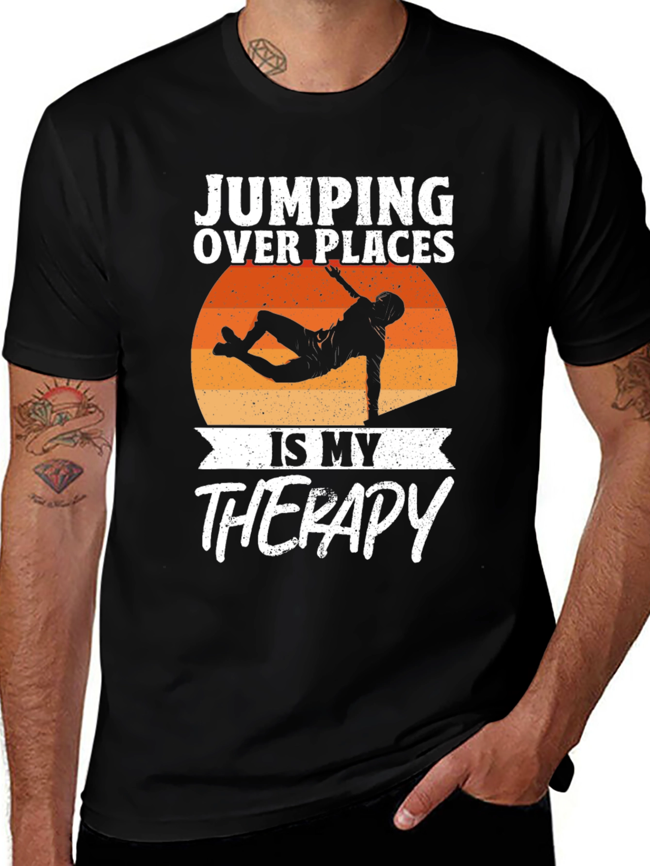 Jumping Over Places Therapy T-Shirt