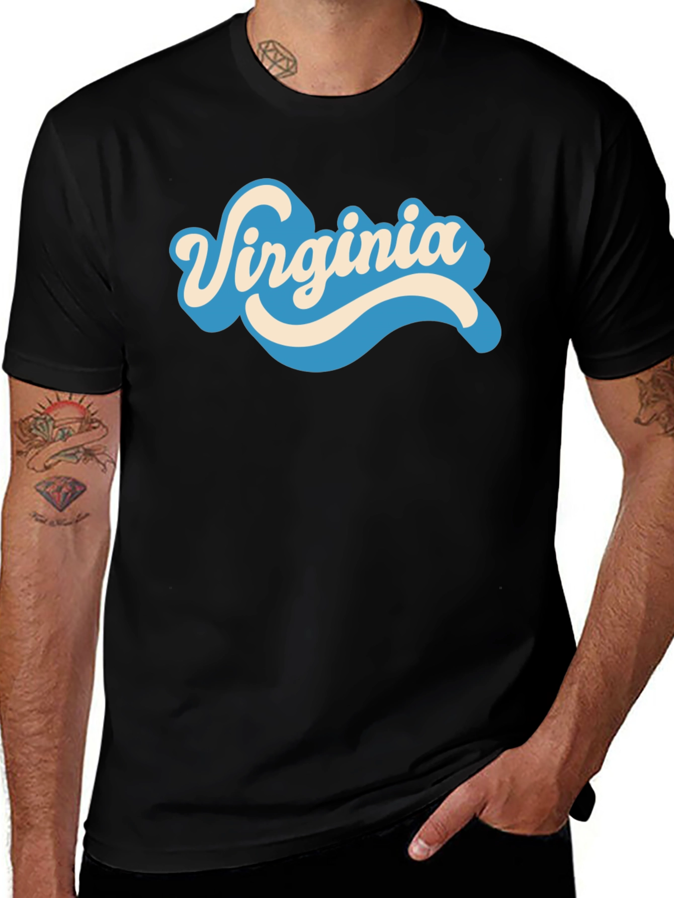 Variant 18 of Virginia Retro Graphic Tee - Comfort Fit