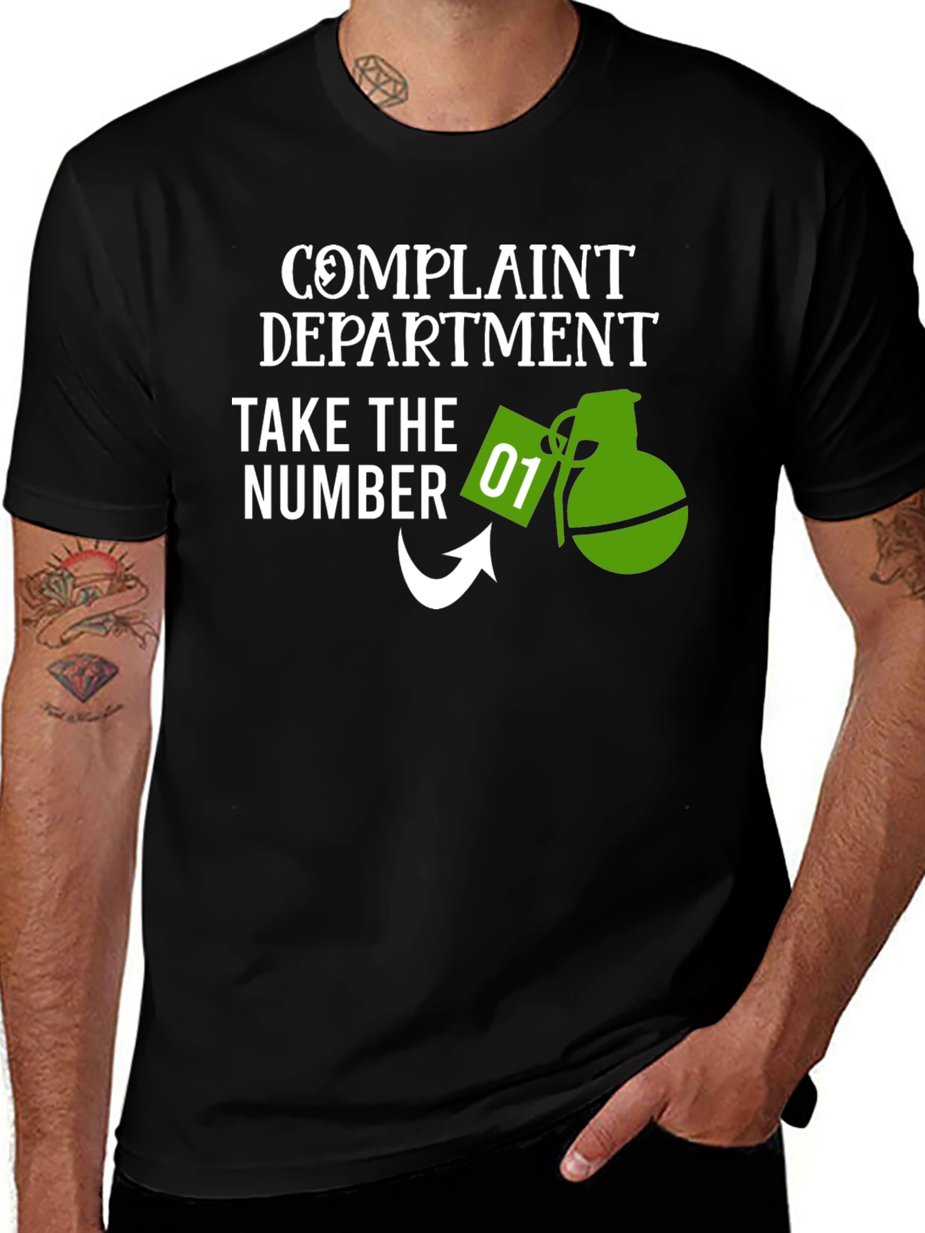 Complaint Department T-Shirt - Take a Number!