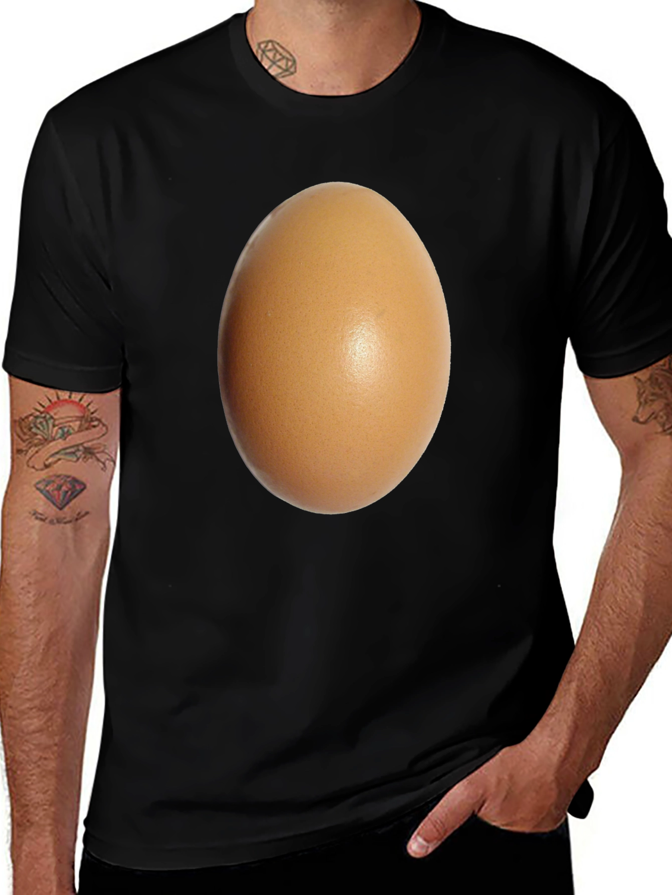 Variant 3 of Egg-cellent T-Shirt - Funny Egg Graphic Tee