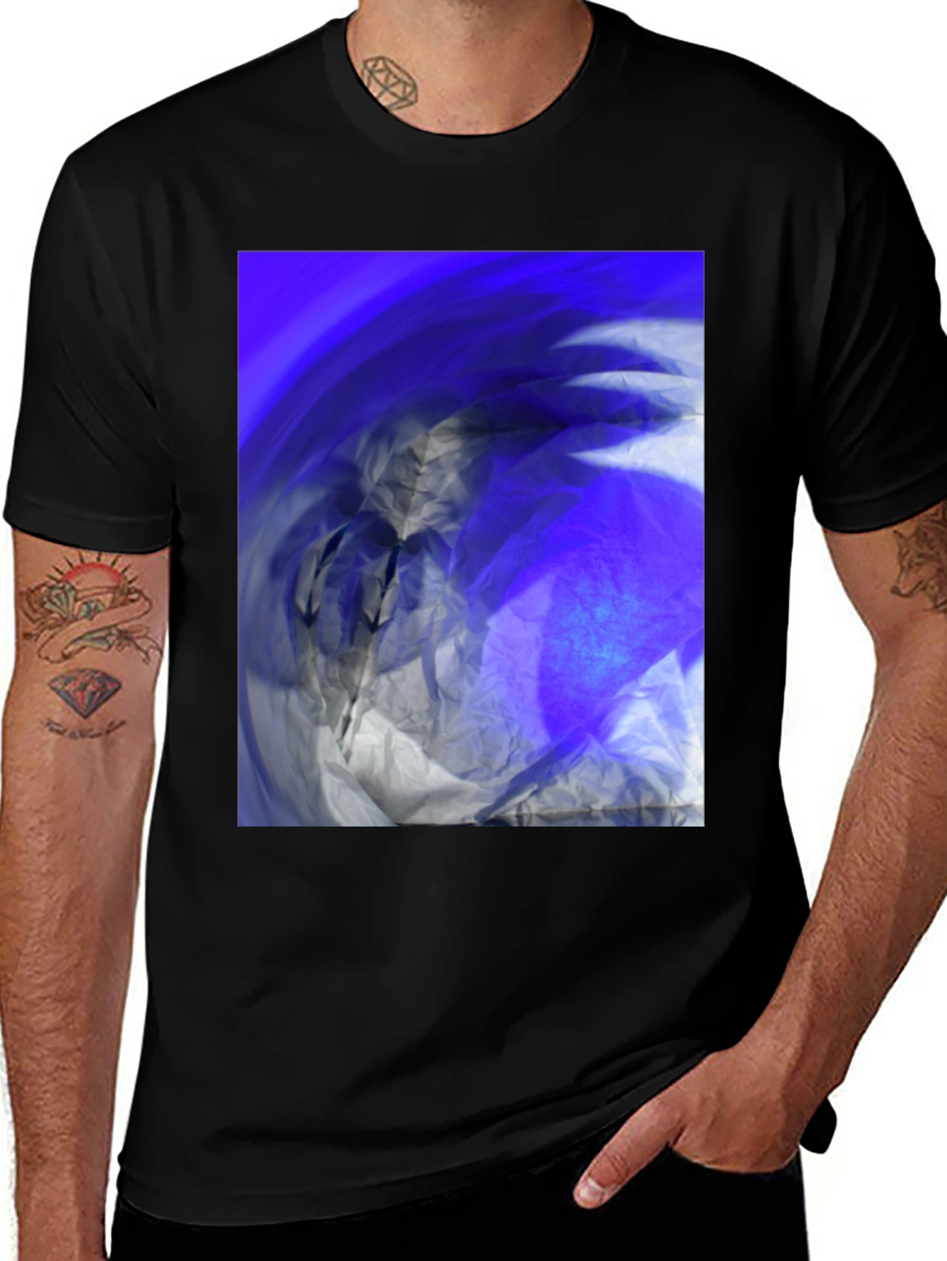 Variant 30 of Abstract Art Black T-Shirt