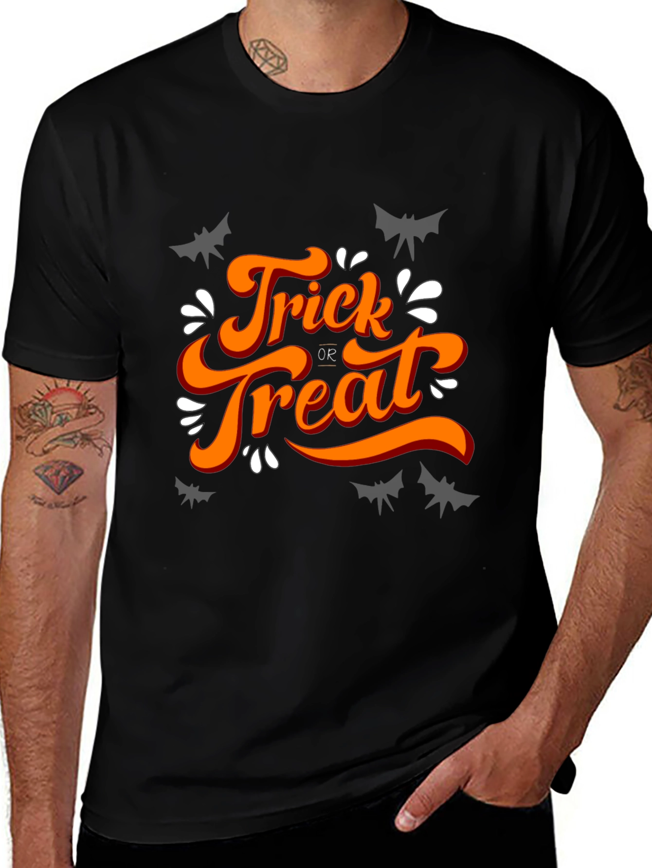 Halloween Trick or Treat Graphic T-Shirt