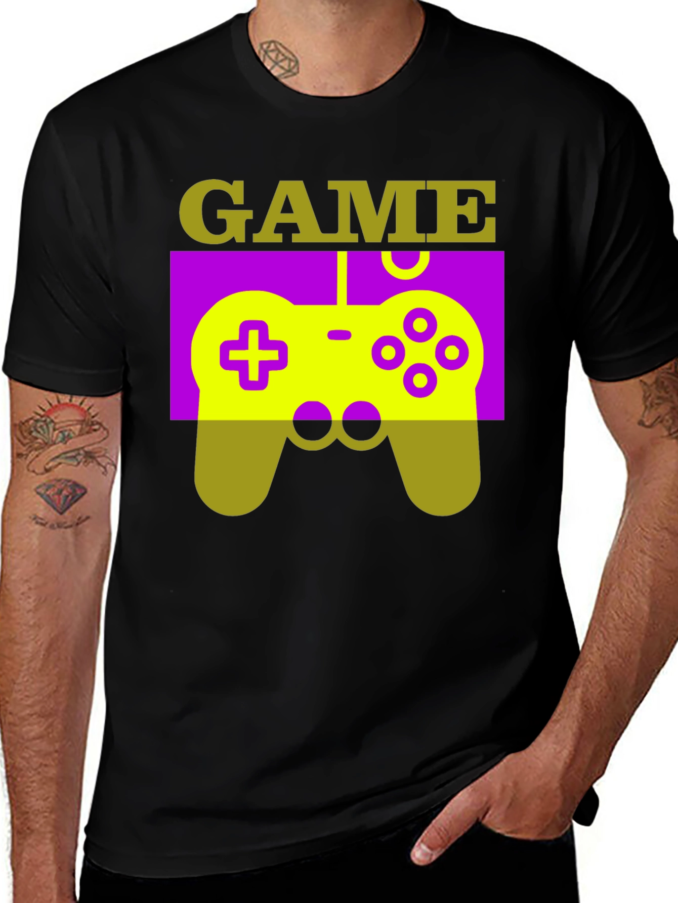Variant 27 of Gamer T-Shirt - Retro Controller Design