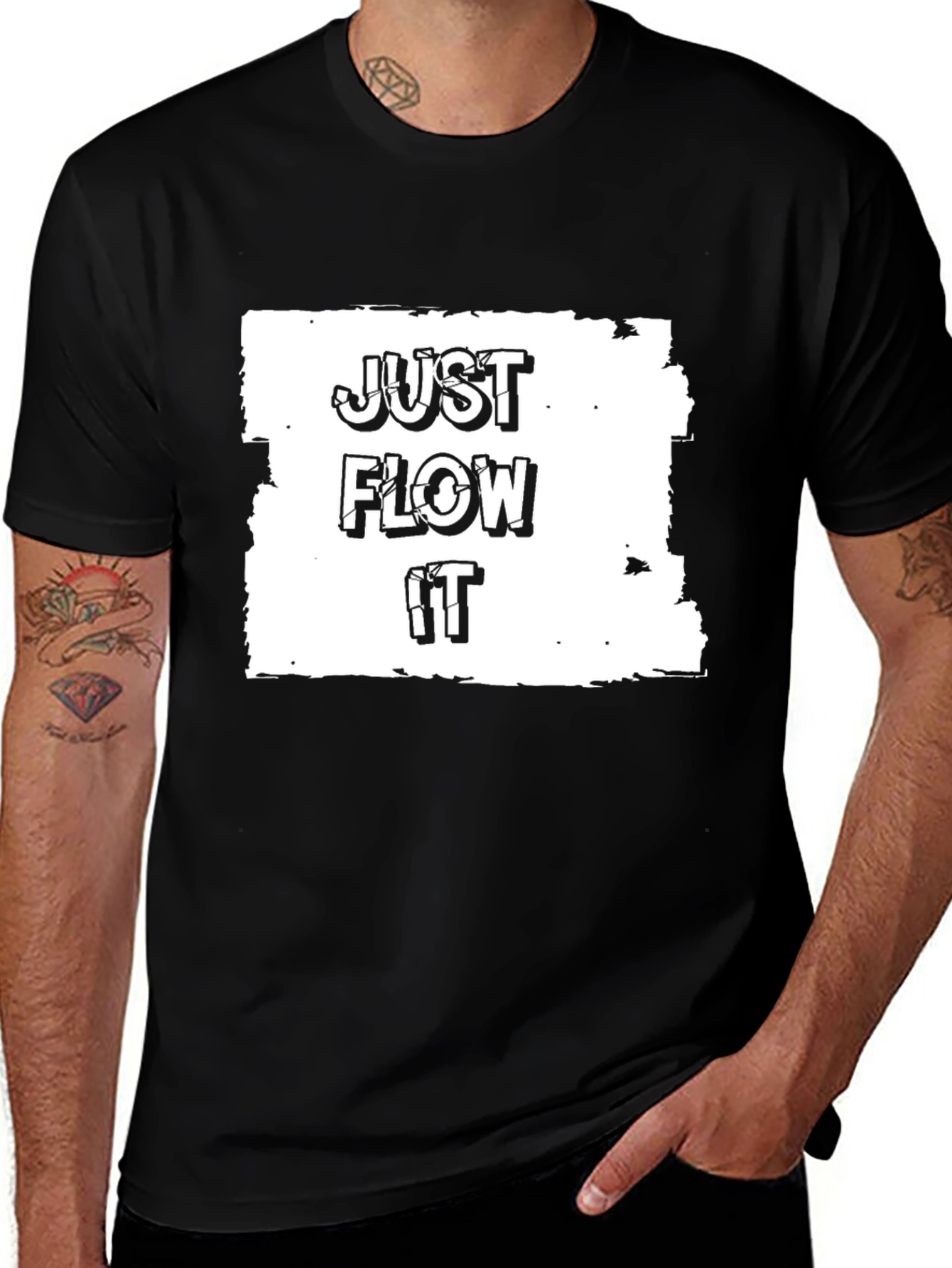 Variant 26 of Just Flow It T-Shirt