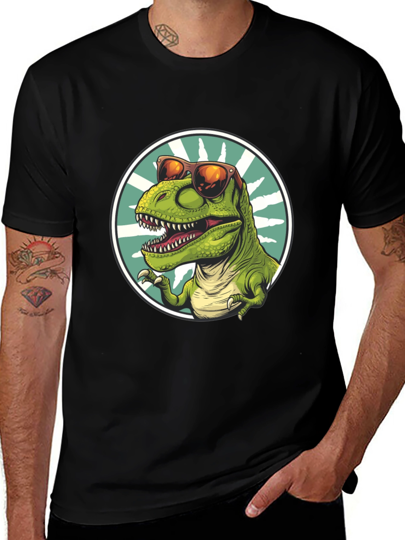 Cool Dino T-Shirt - Stylish Dinosaur Graphic Tee