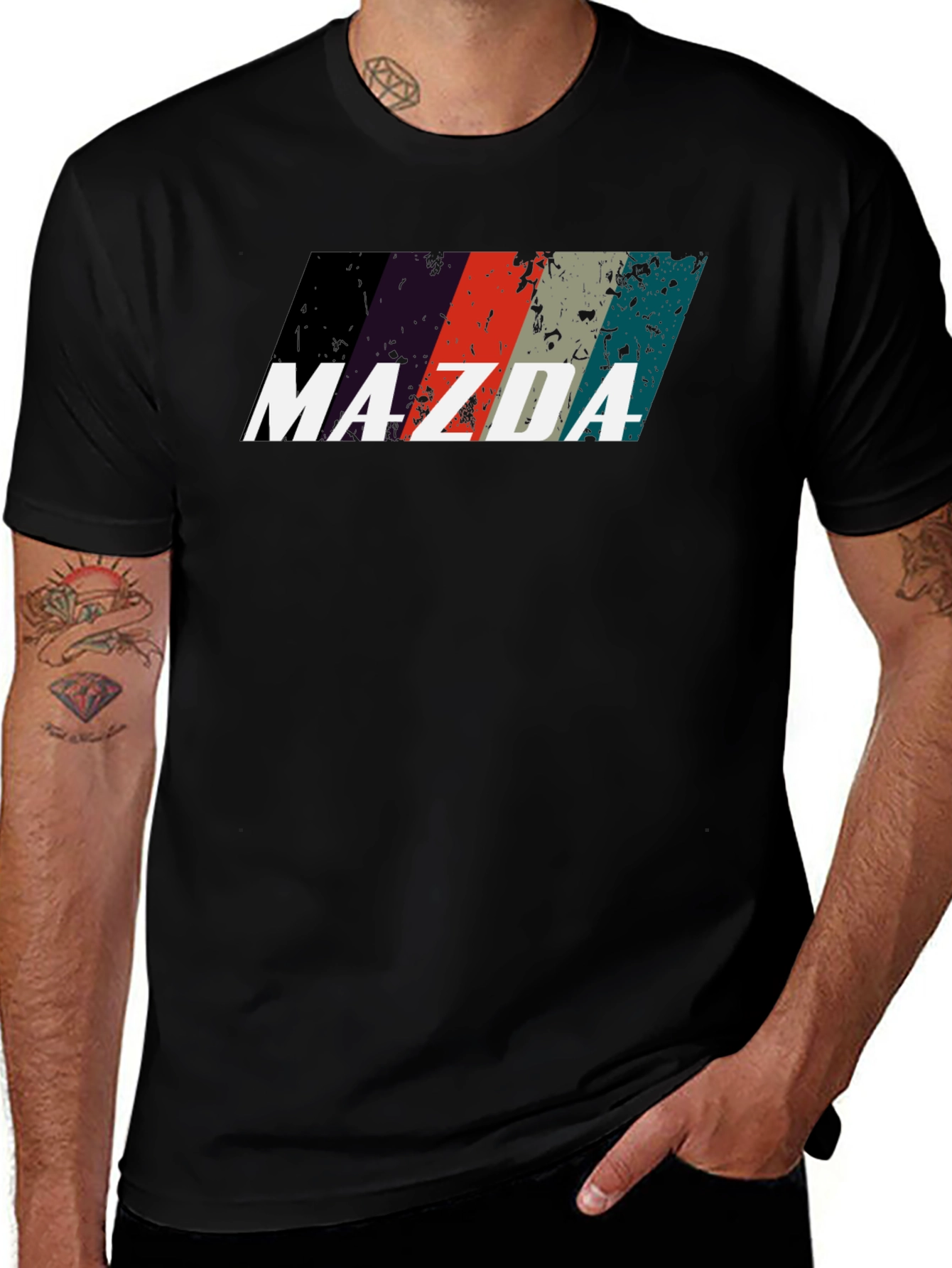 Vintage Mazda Graphic T-Shirt - Retro Motorsport Style