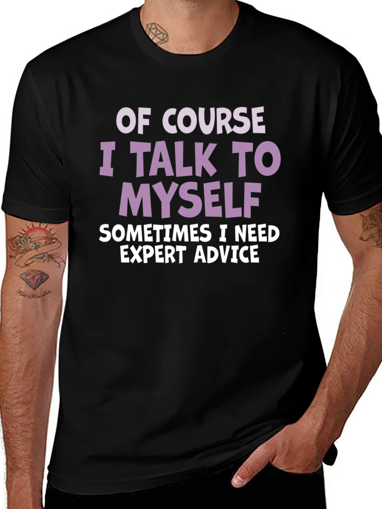 Variant 18 of Of Course I Talk To Myself Funny Graphic T-Shirt