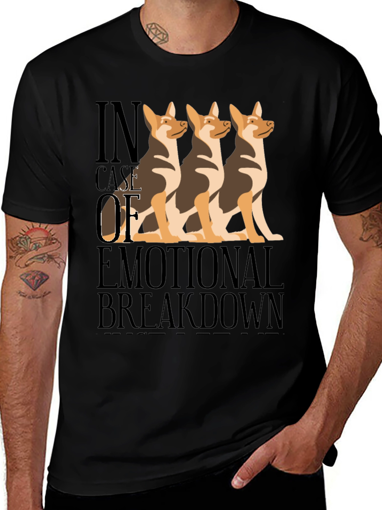 Emotional Support German Shepherd T-Shirt