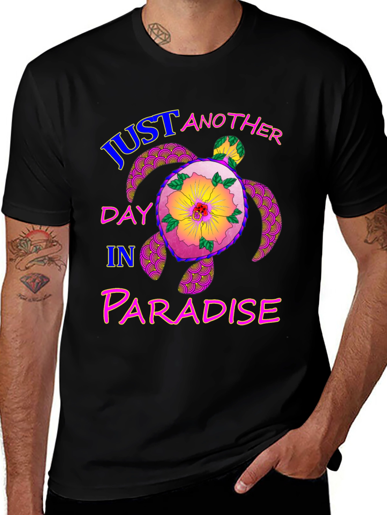Variant 3 of Just Another Day in Paradise T-Shirt