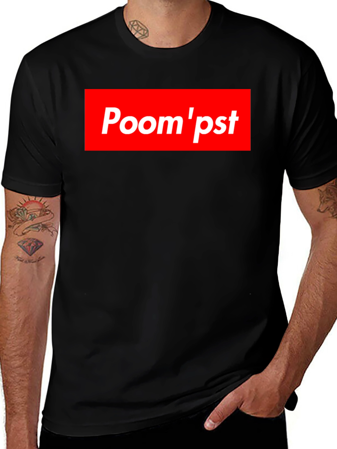 Variant 17 of Poom'pst Graphic Tee - Bold Statement Style