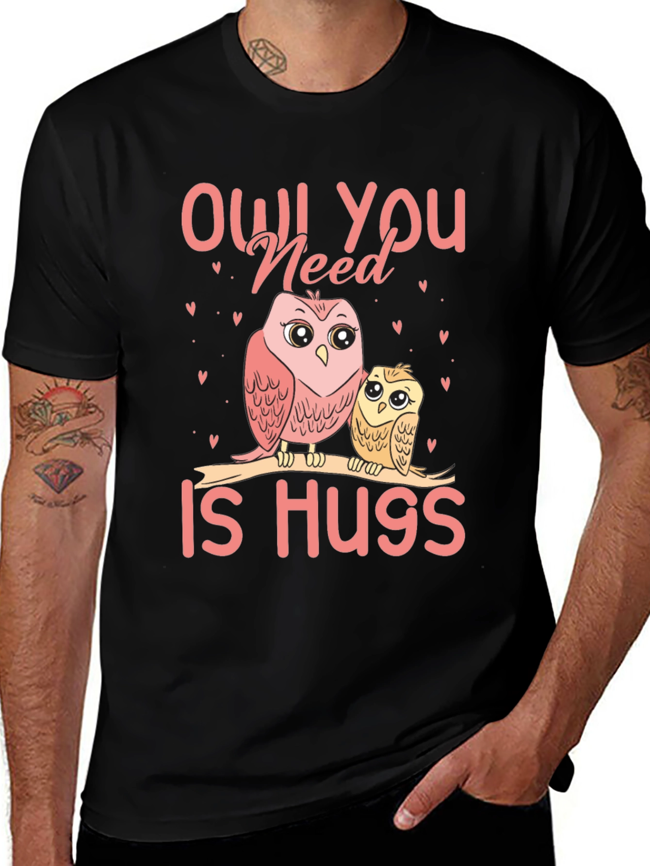 Variant 19 of Owl You Need Is Hugs T-Shirt