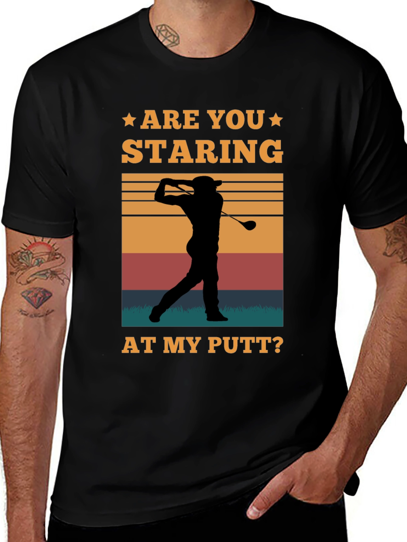 Variant 22 of Are You Staring At My Putt? Novelty T-Shirt