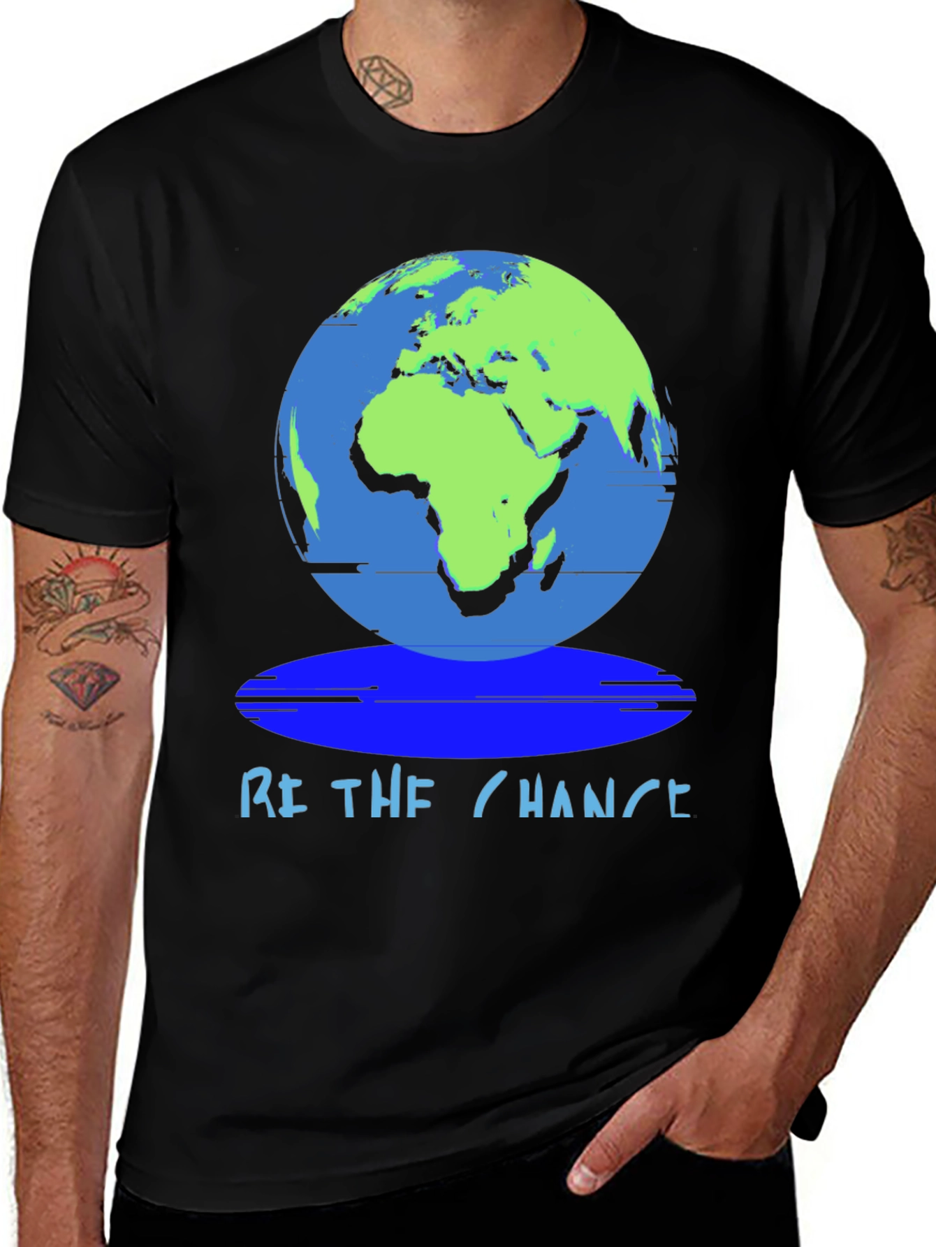 Be The Change Earth Graphic Tee
