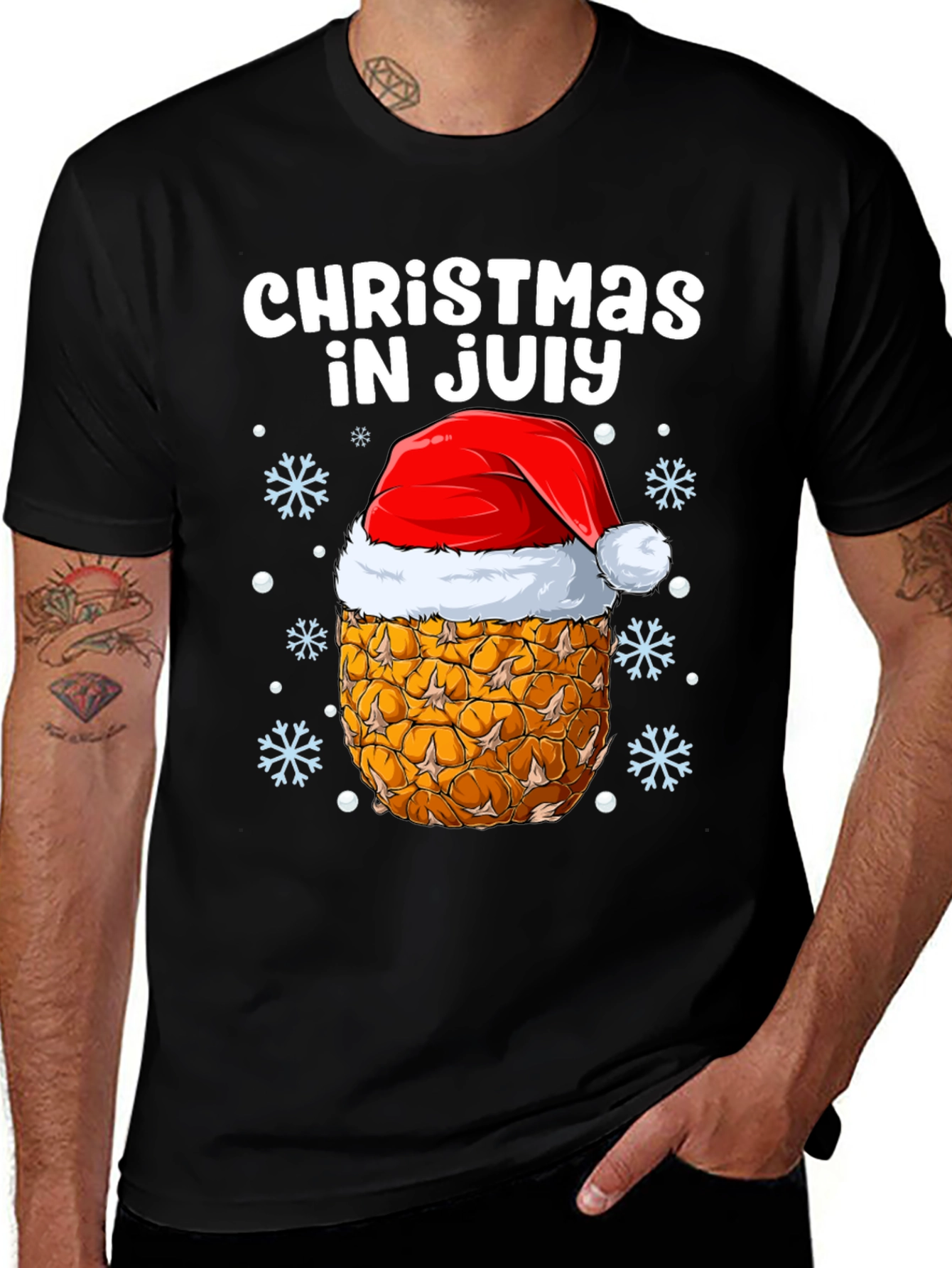 Christmas in July Pineapple T-Shirt