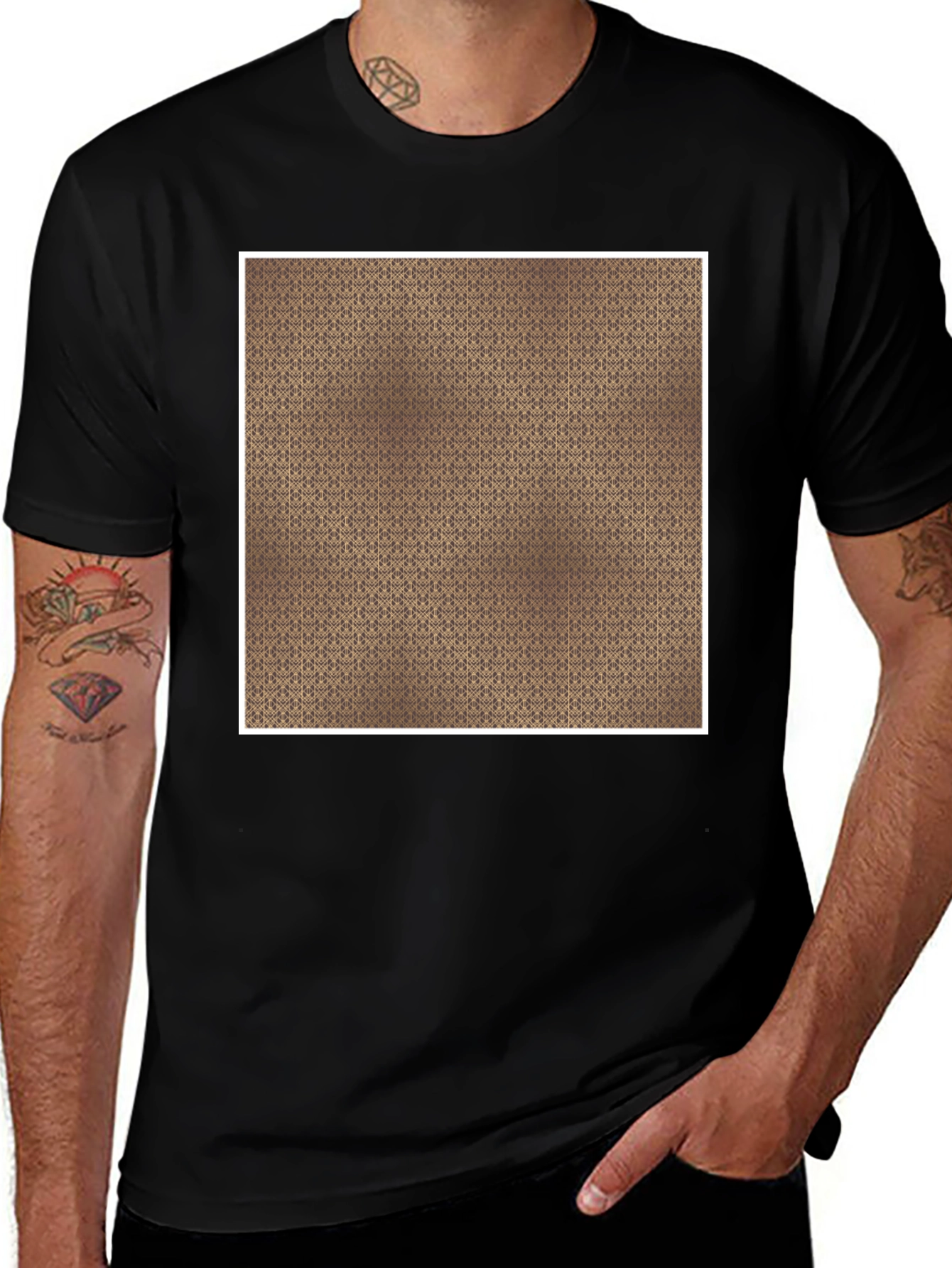 Variant 26 of Patterned Graphic Tee - Stylish Casual Wear
