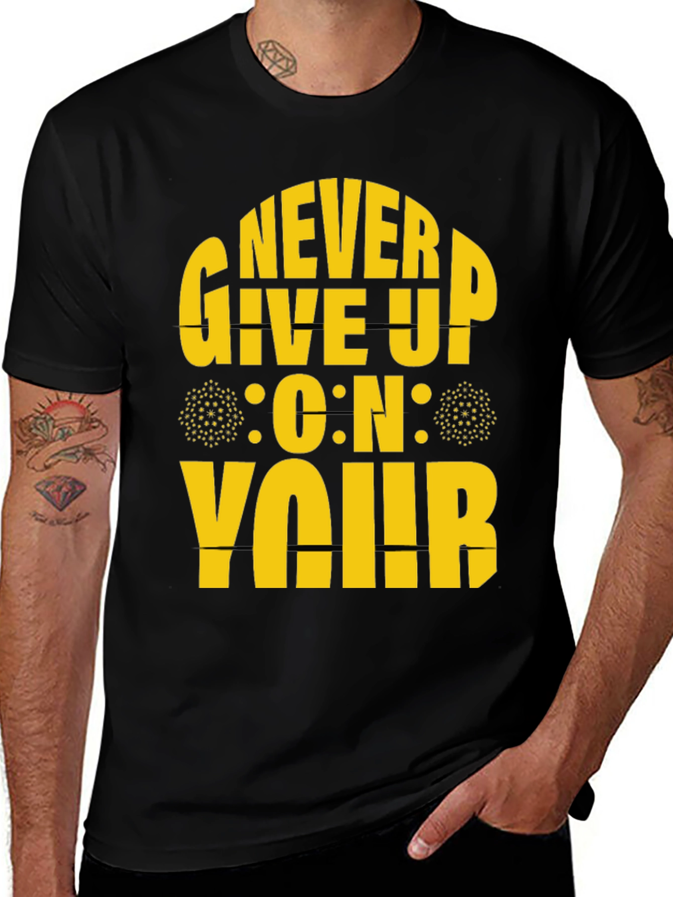 Variant 24 of Never Give Up T-Shirt