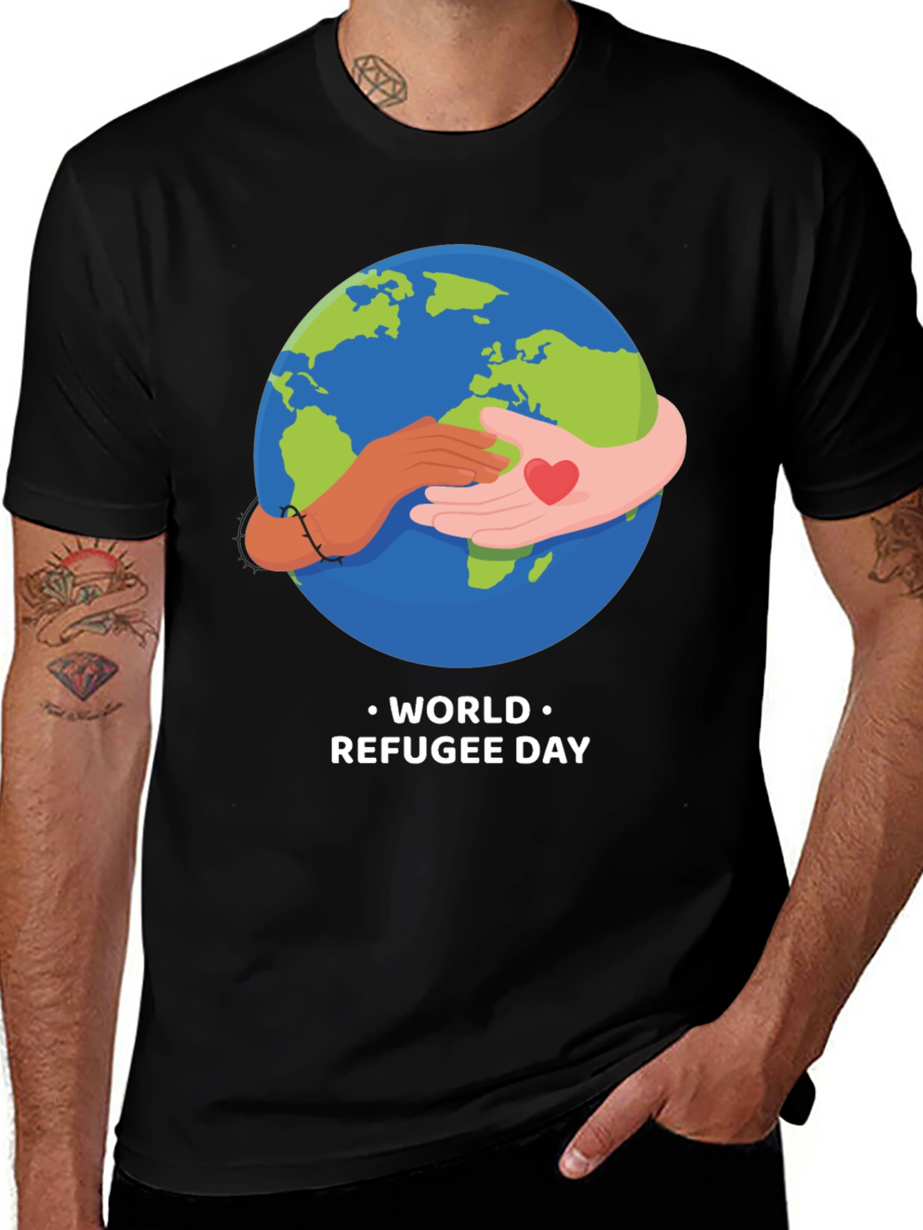 World Refugee Day T-Shirt: Unity and Support