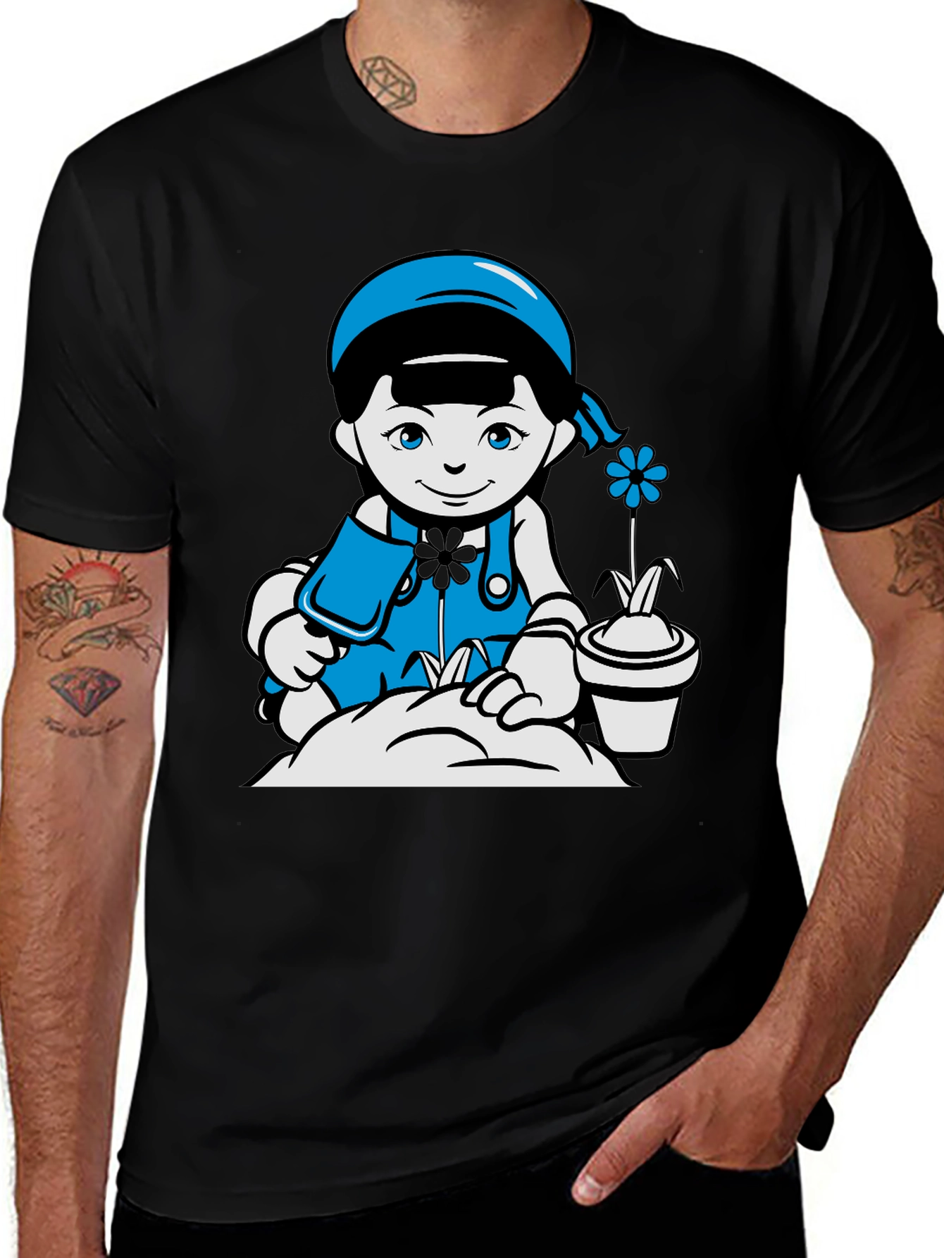 Variant 21 of Gardener Girl Graphic T-Shirt