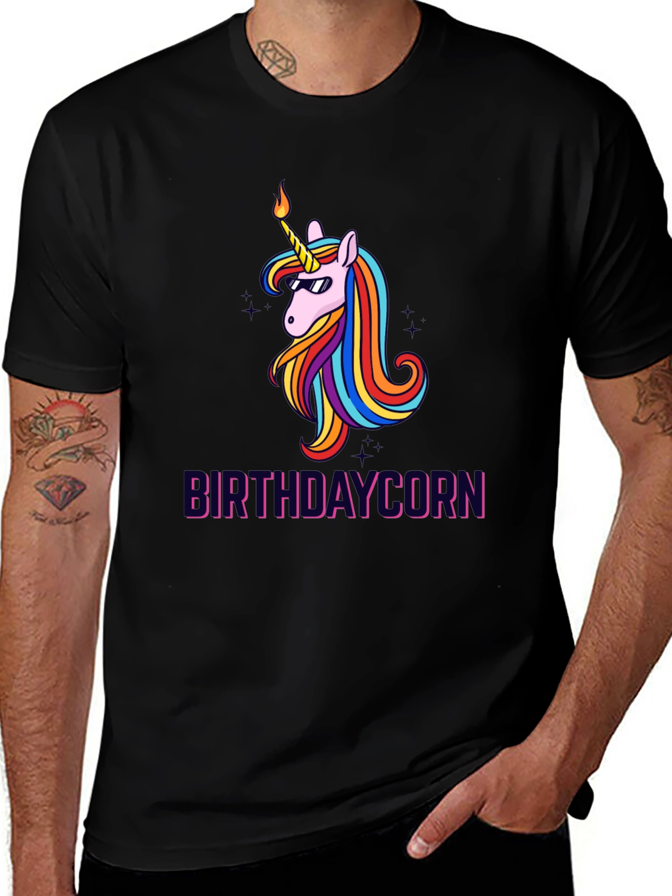 Variant 17 of Birthdaycorn T-Shirt - Cool Unicorn Tee