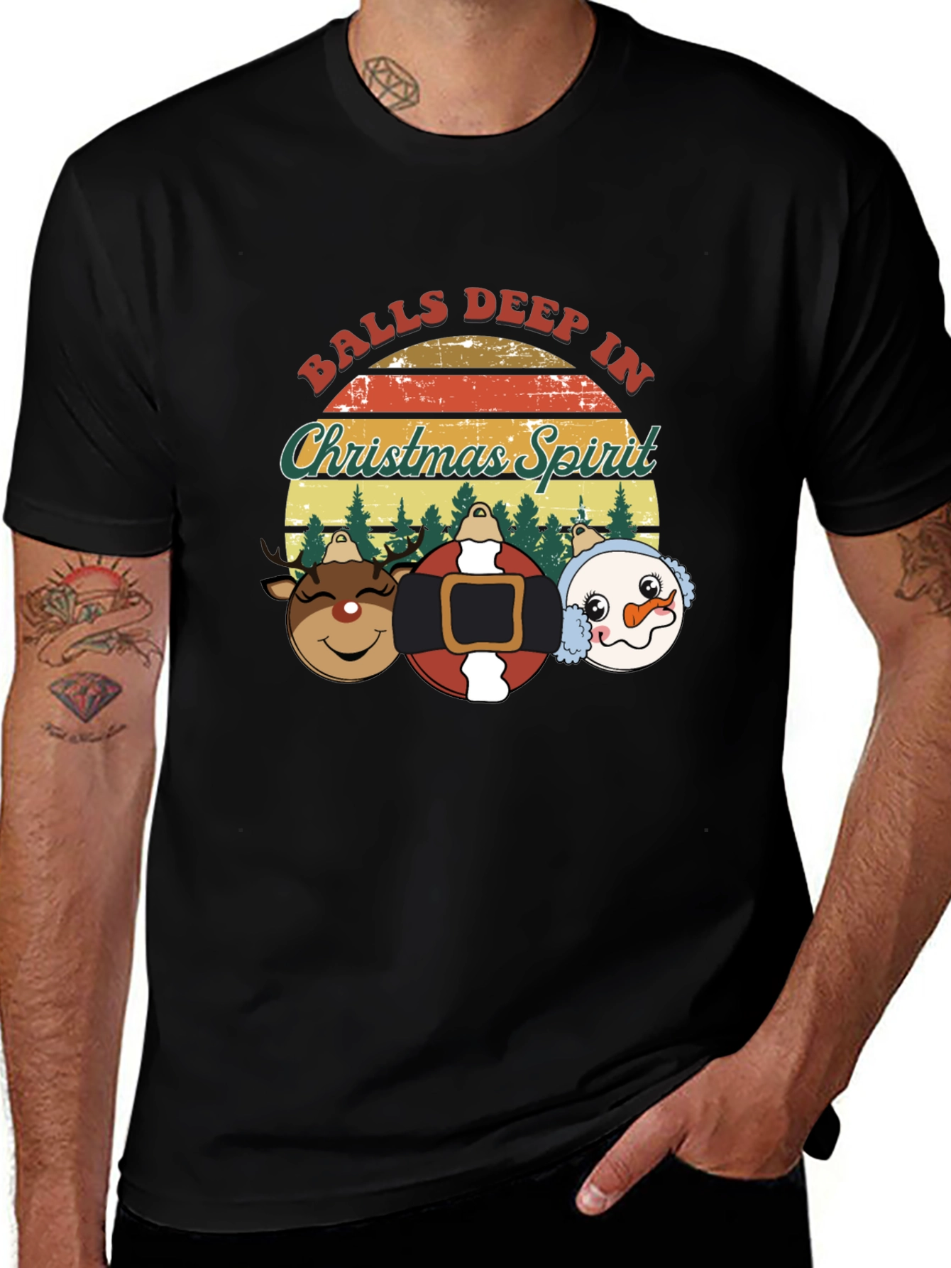 Balls Deep Christmas Spirit Tee