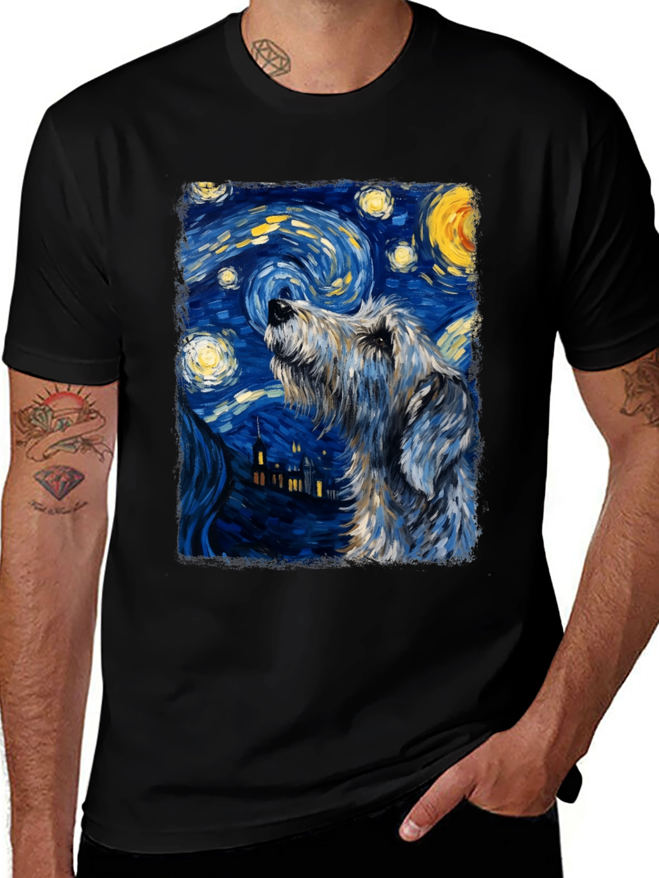 Variant 30 of Starry Dog Night T-Shirt
