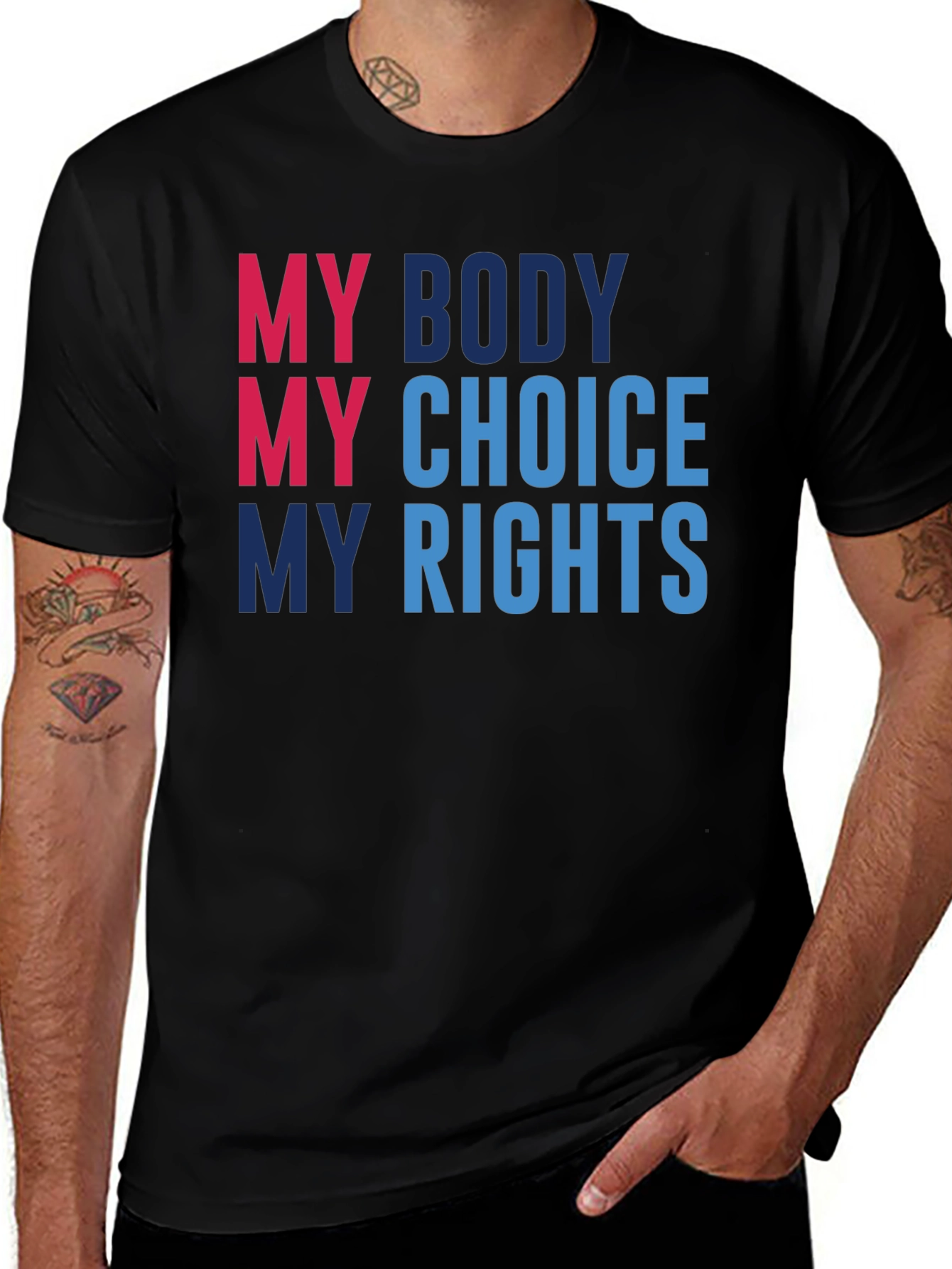 Variant 19 of My Body My Choice T-Shirt: Pro-Choice Activism Tee