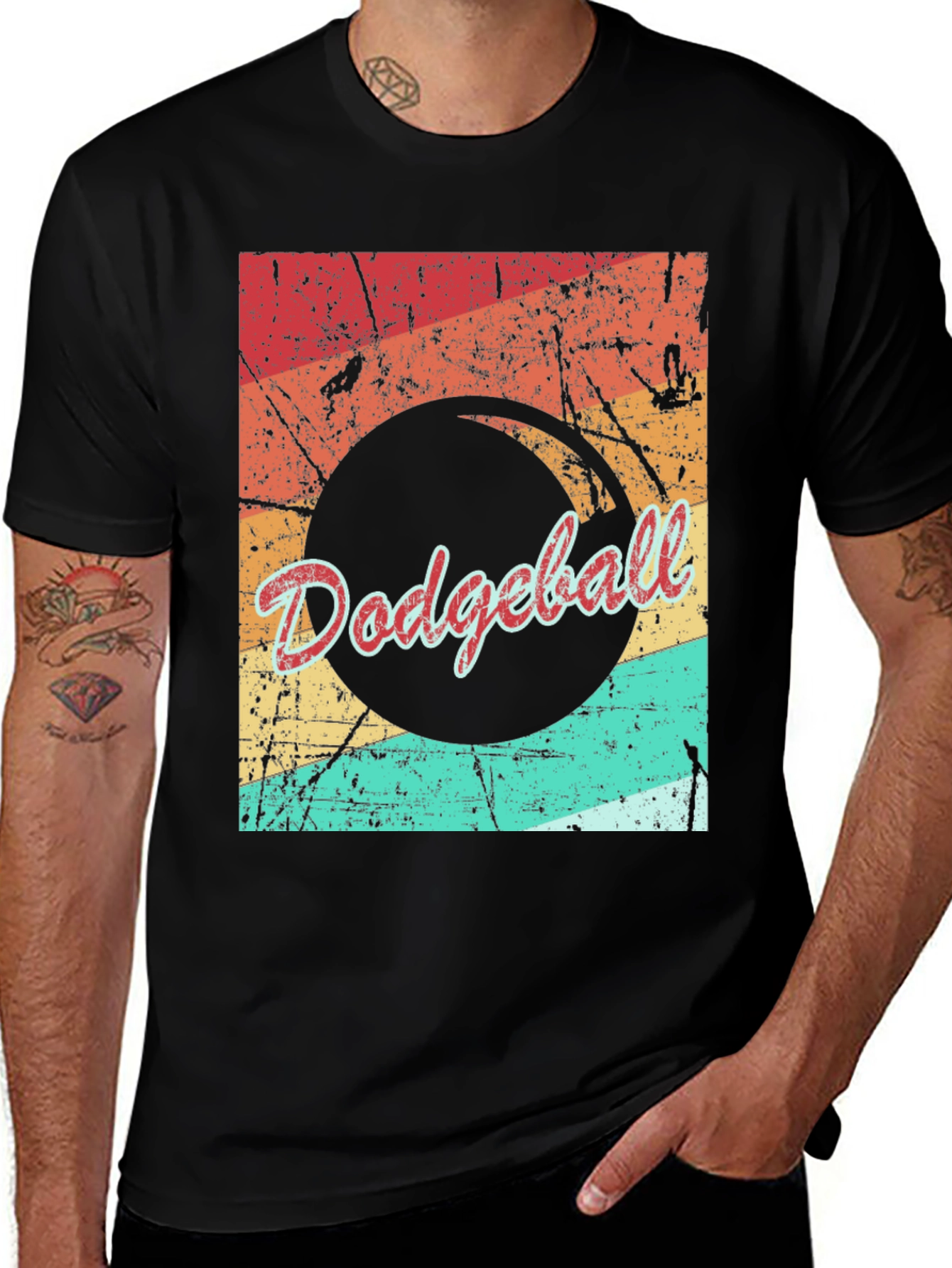 Variant 16 of Retro Dodgeball T-Shirt