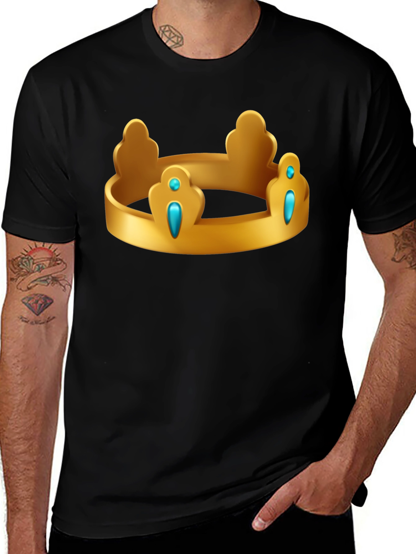 Variant 11 of Golden Crown Graphic T-Shirt