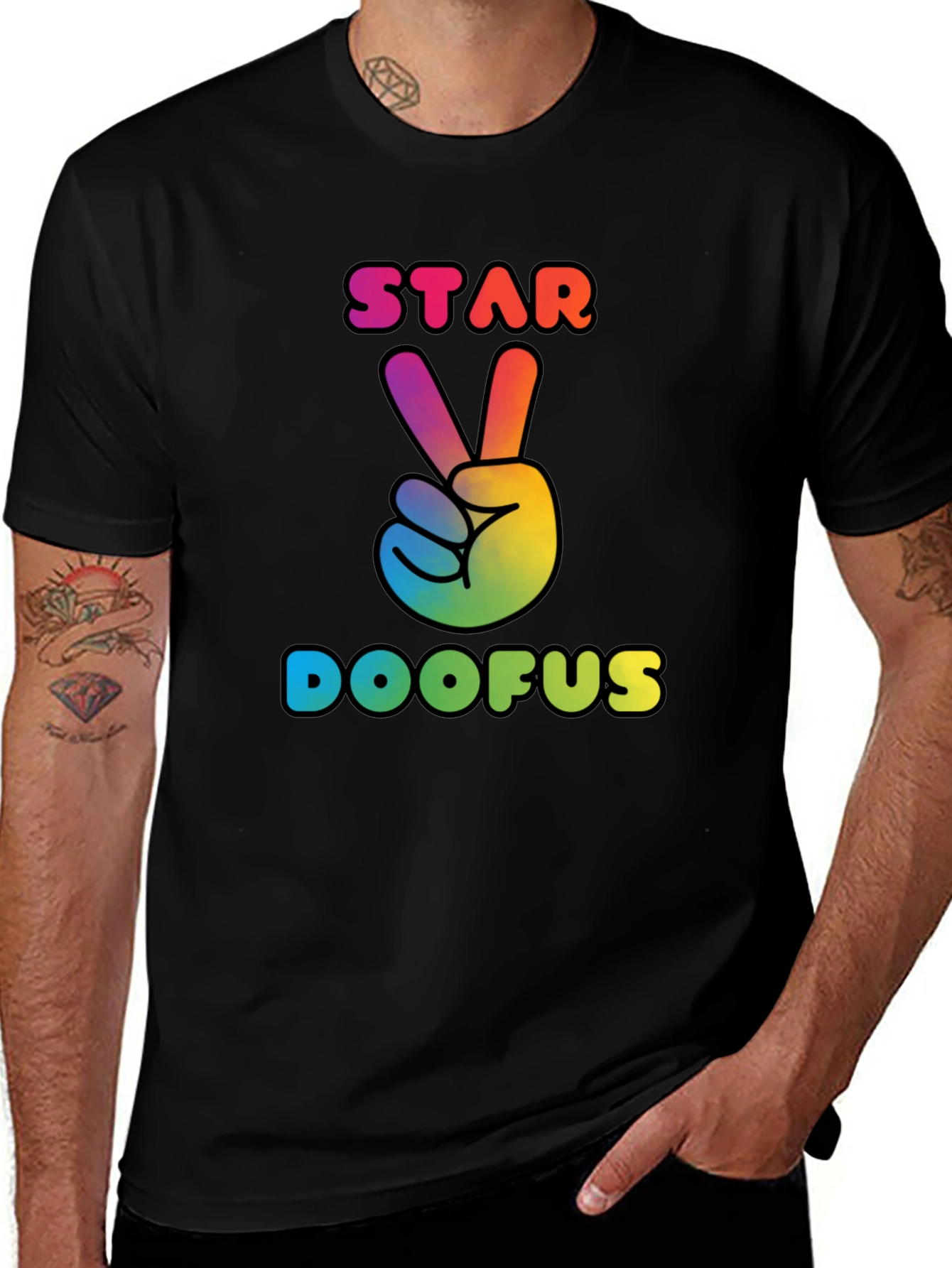 Variant 6 of Star Doofus Graphic Tee