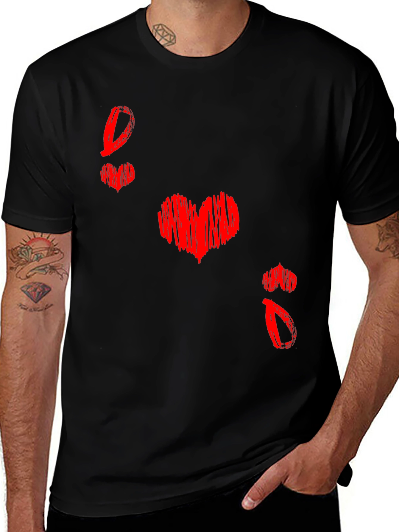 Variant 29 of Queen of Hearts Graphic Tee