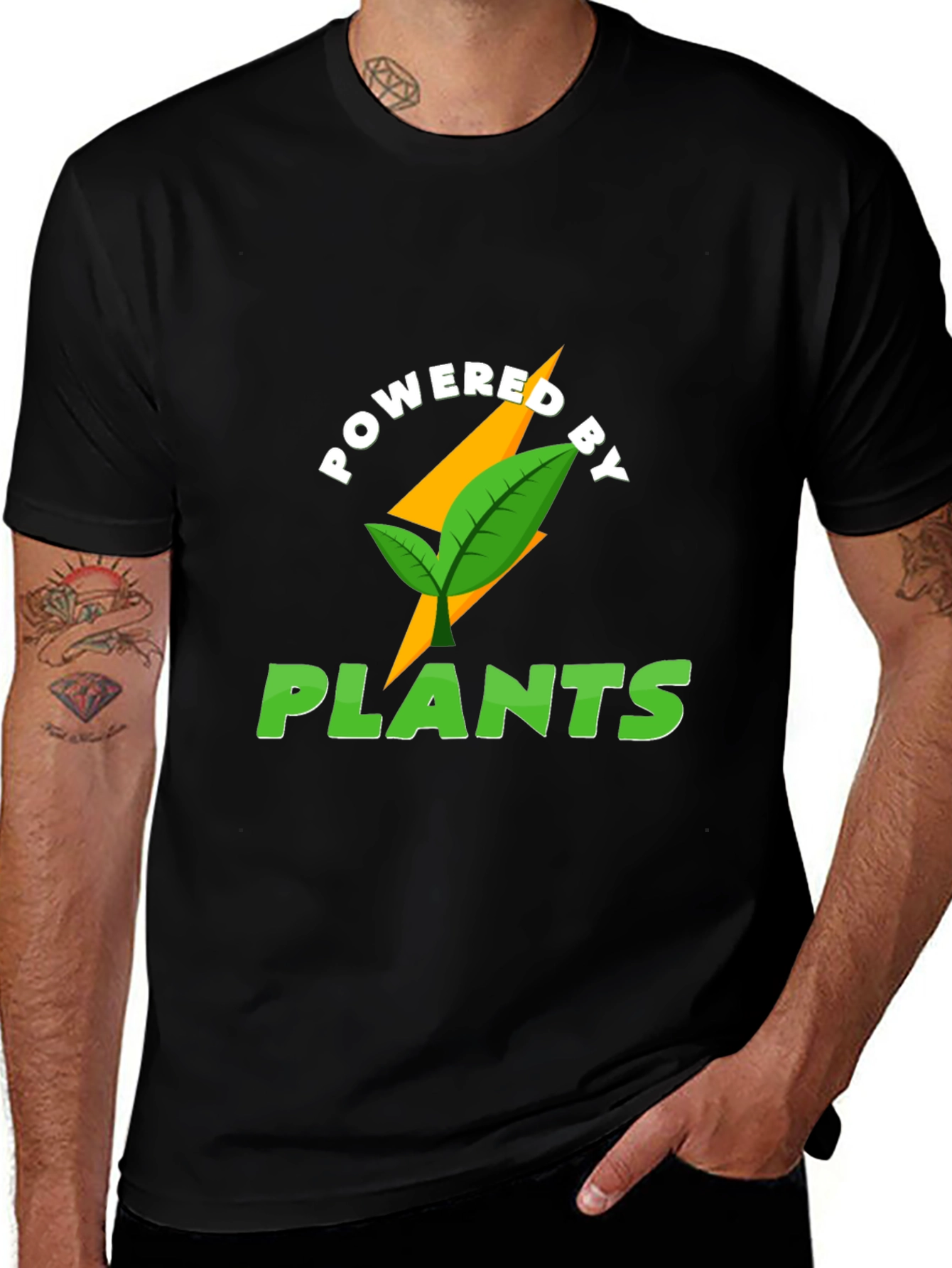 Variant 11 of Powered by Plants Graphic T-Shirt