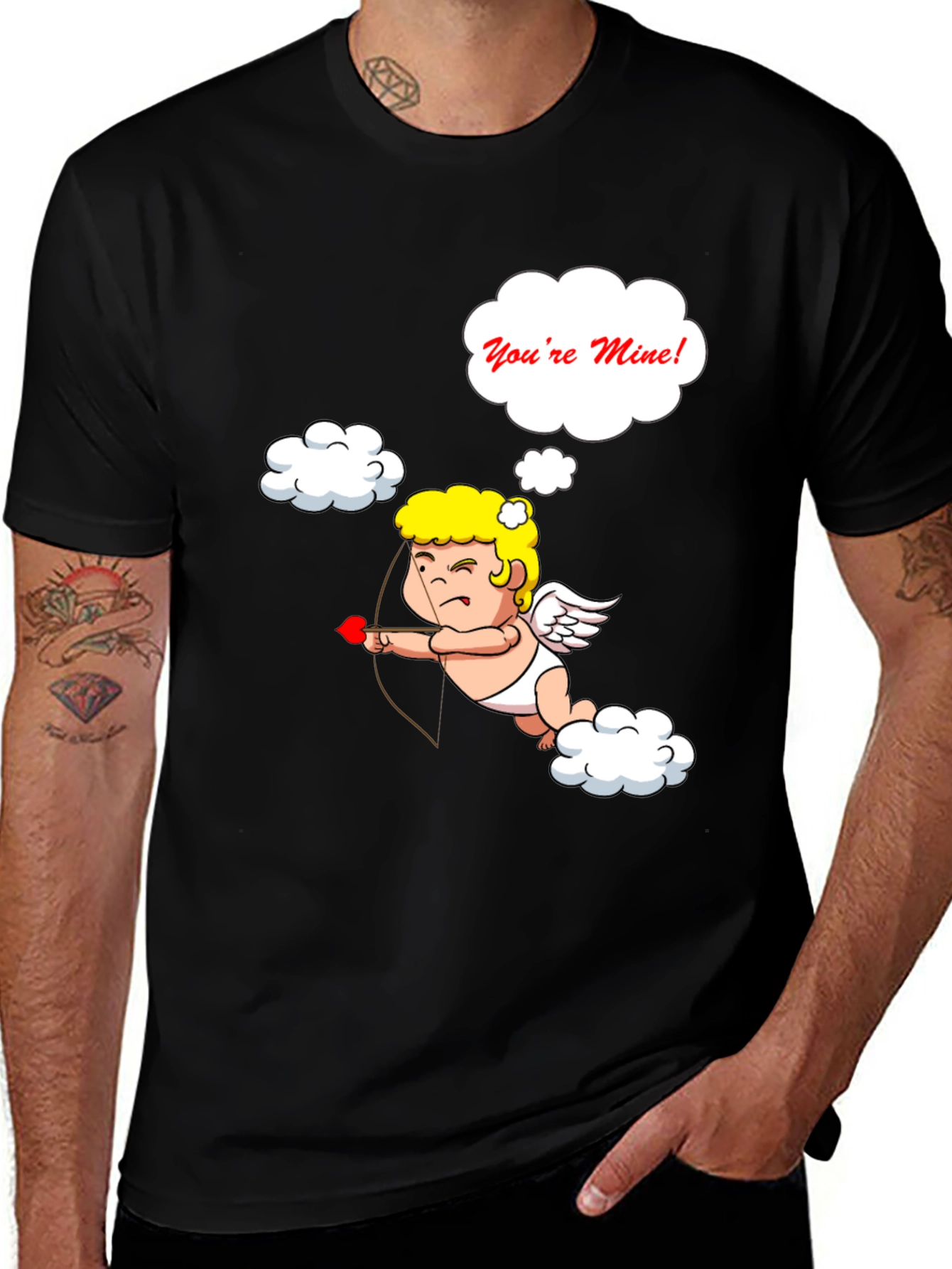 Variant 12 of Cupid Graphic T-Shirt - Valentine's Day