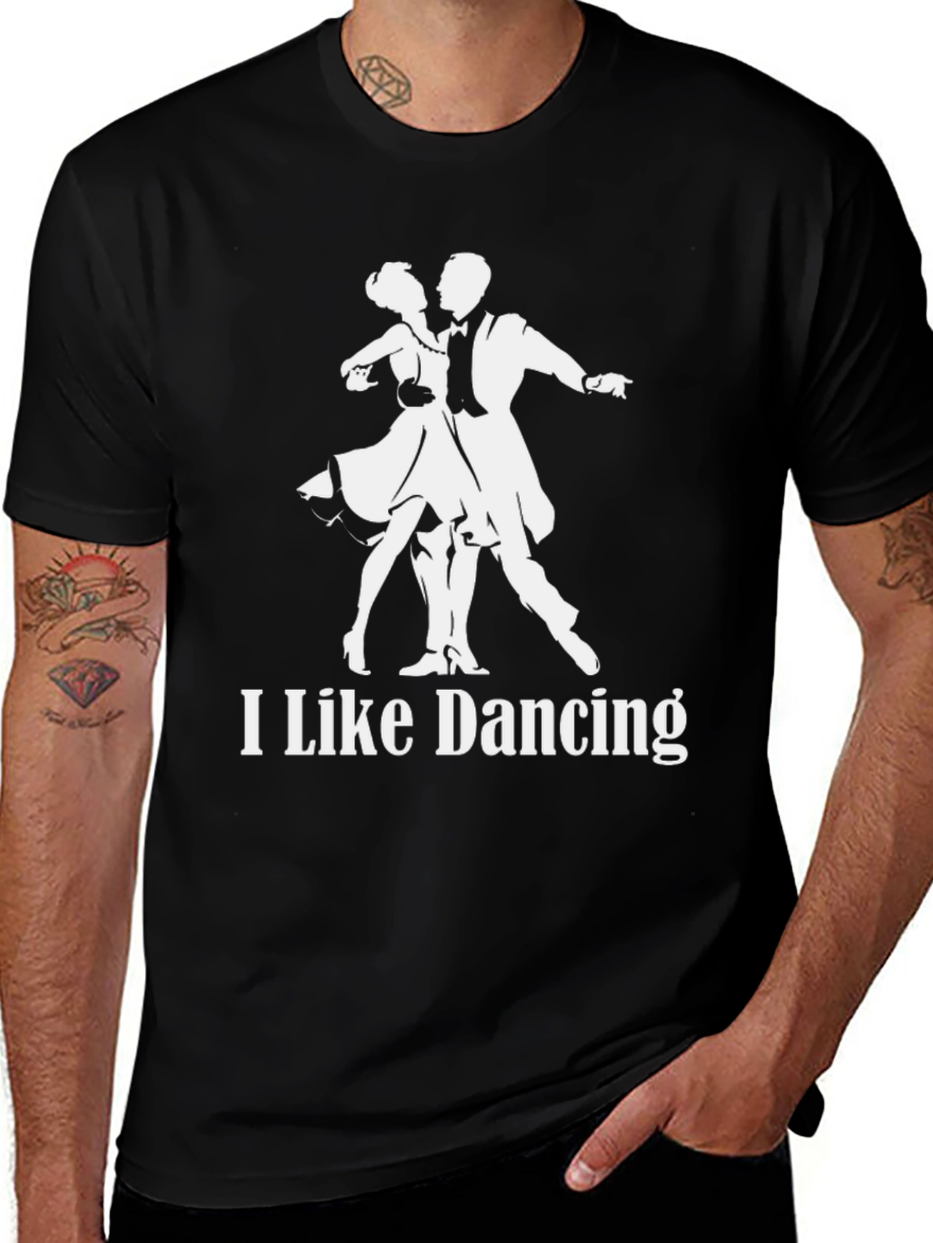 Variant 25 of I Like Dancing Black T-Shirt