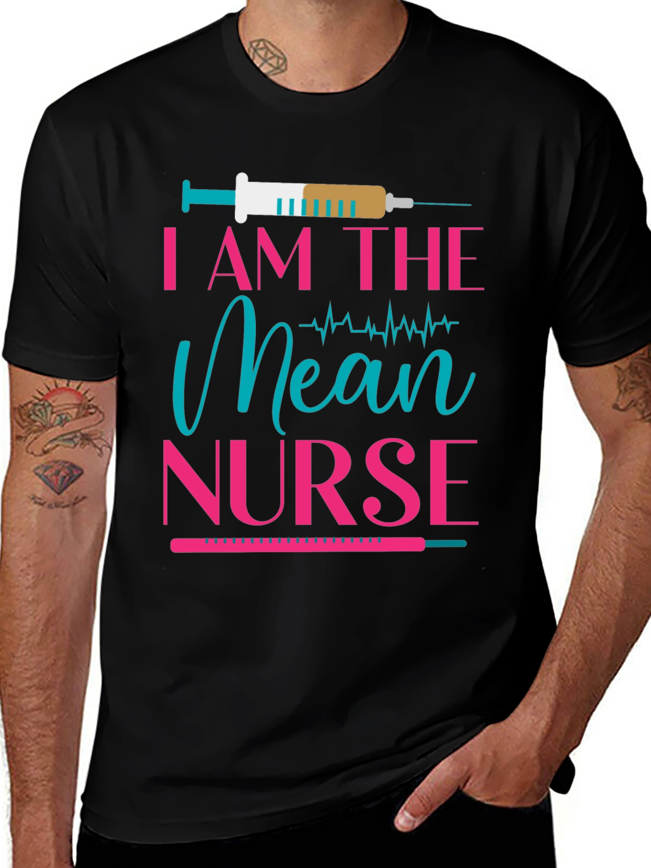 Variant 18 of I Am The Mean Nurse T-Shirt