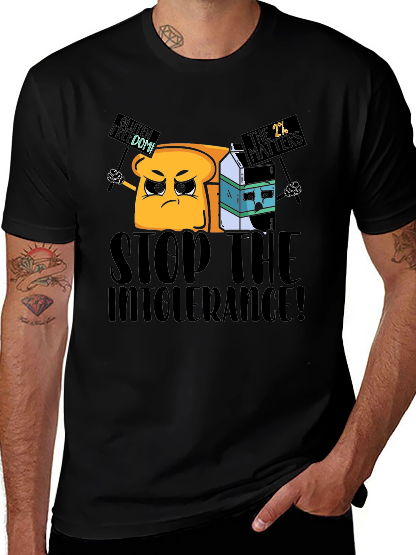 Variant 21 of Intolerance Protest Graphic T-Shirt