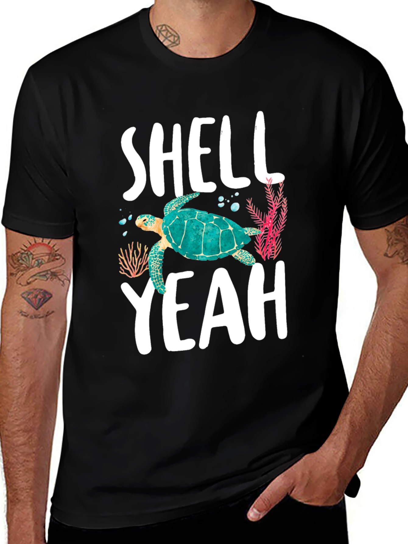 Variant 30 of Shell Yeah Turtle Graphic Tee