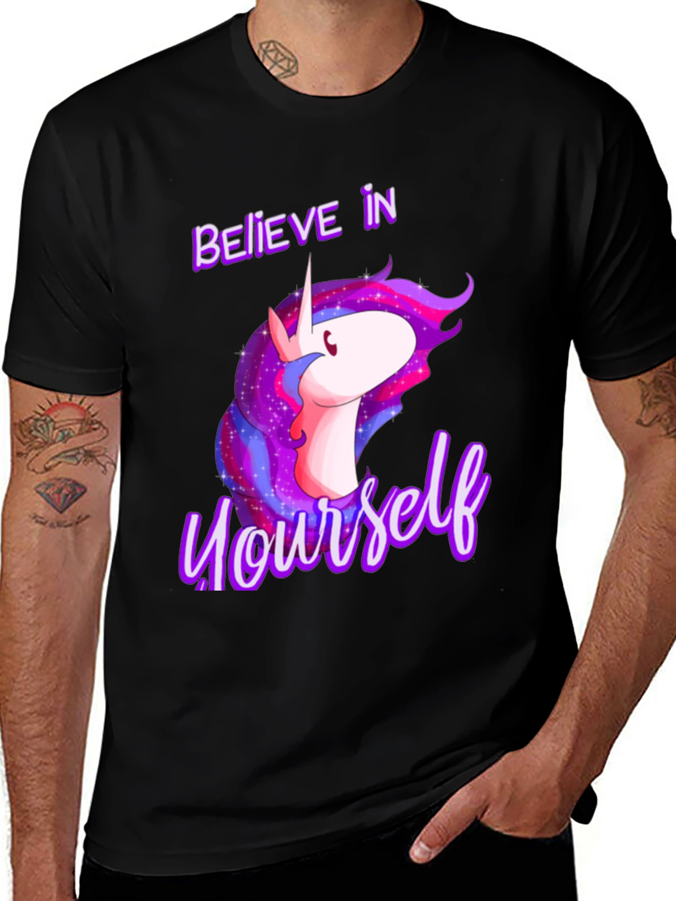 Variant 12 of Believe in Yourself Unicorn T-Shirt