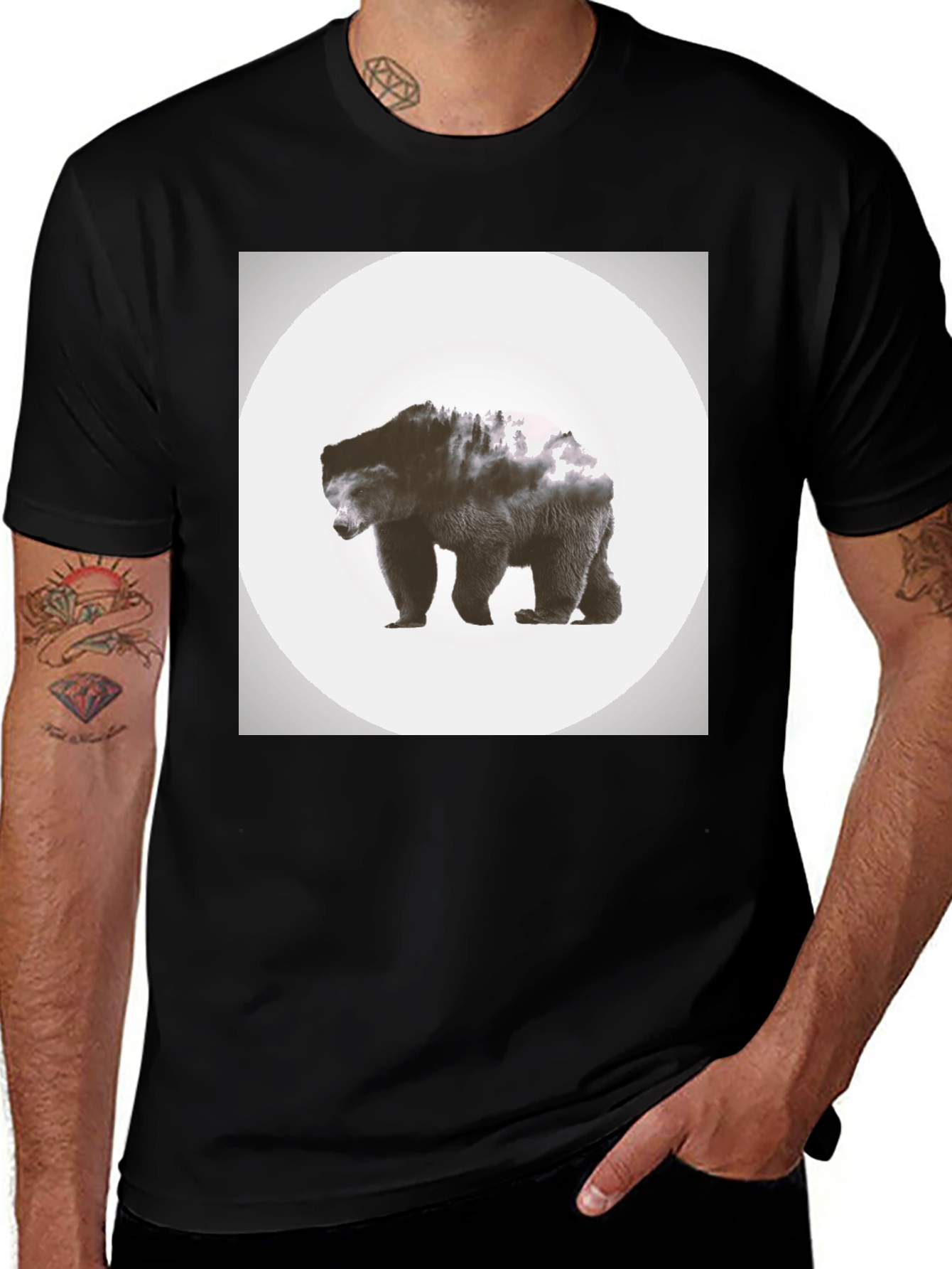 Variant 9 of Bear Silhouette T-Shirt
