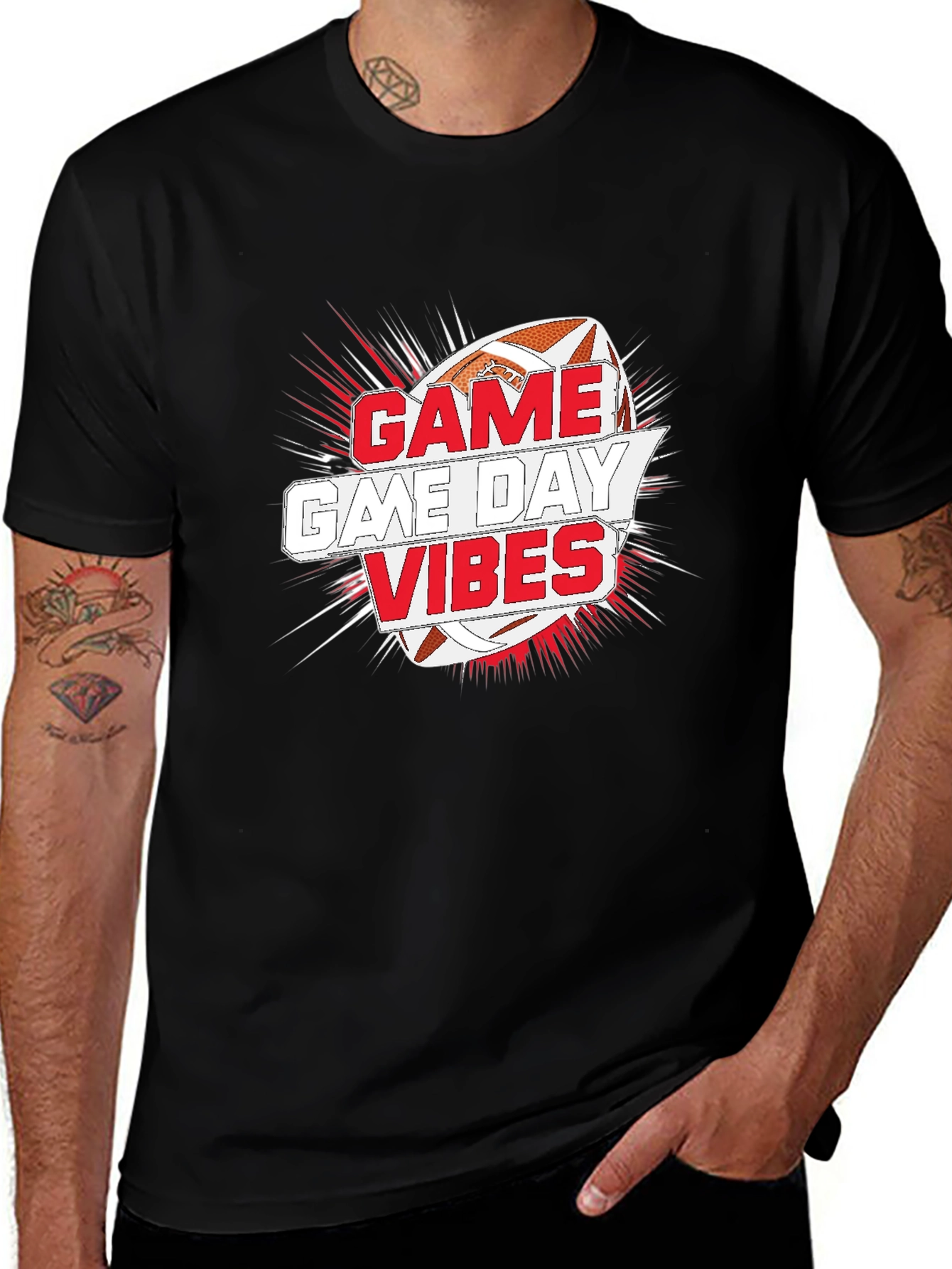 Variant 25 of Game Day Vibes Graphic T-Shirt