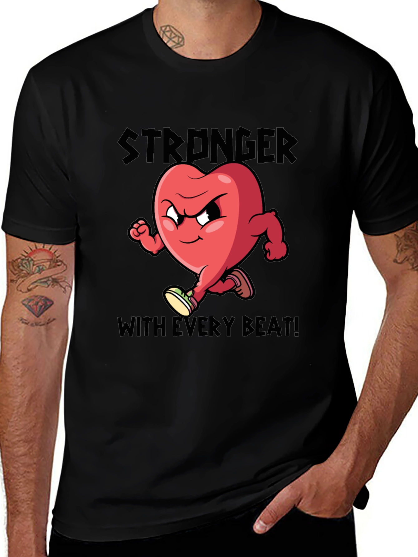 Variant 24 of Stronger With Every Beat T-Shirt