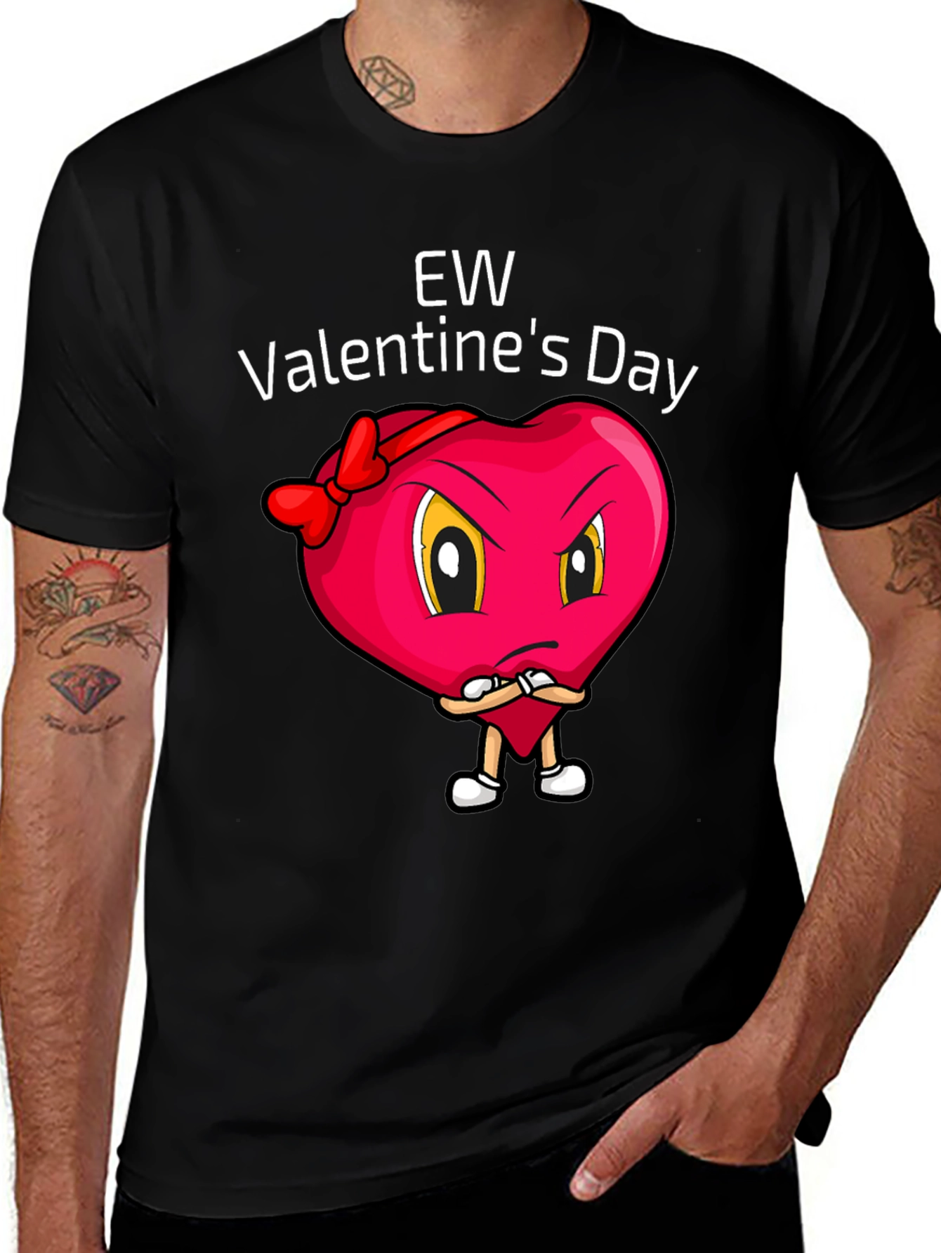 Variant 2 of Ew Valentine's Day Graphic T-Shirt