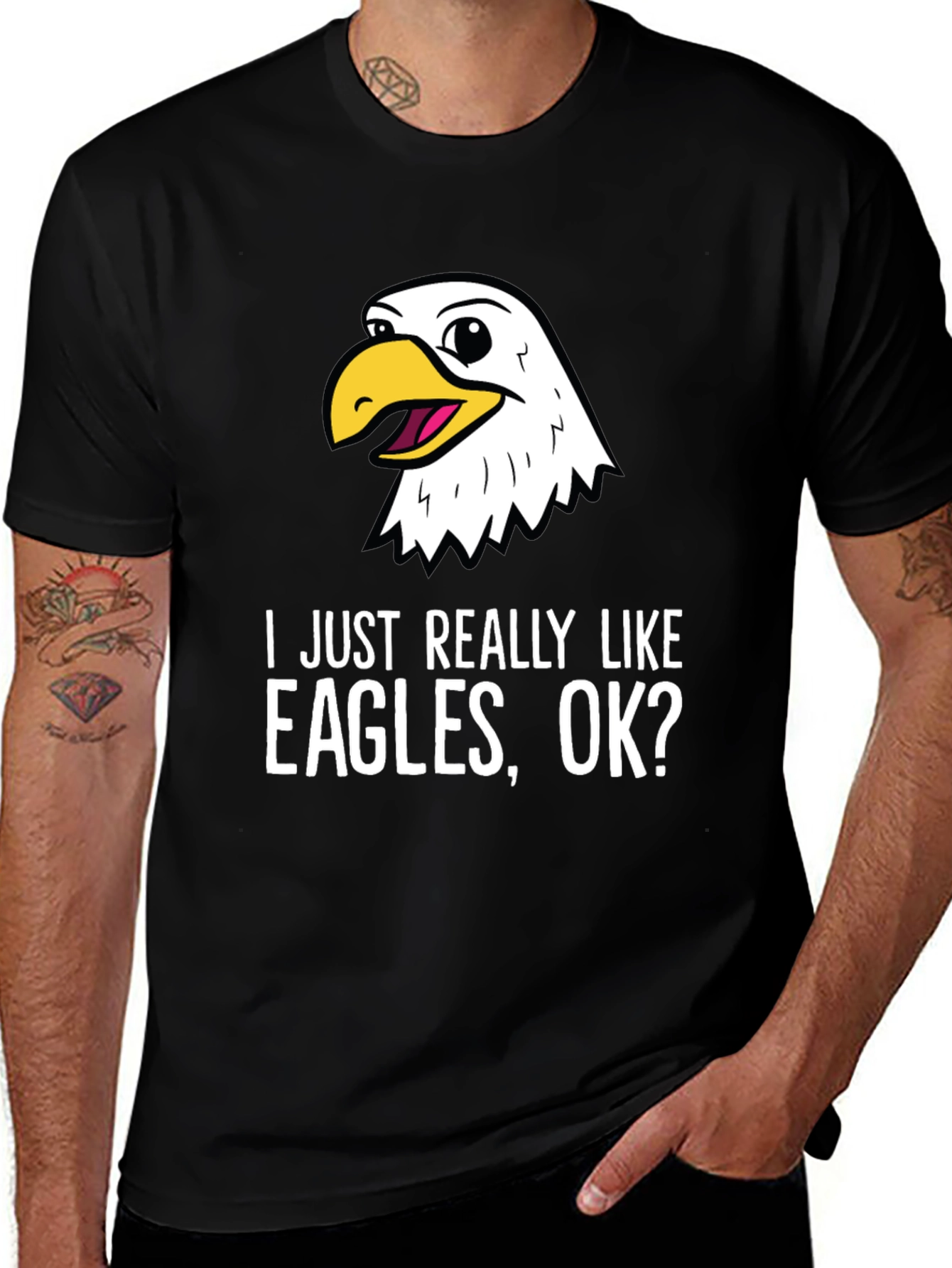 Variant 15 of I Just Really Like Eagles, OK? T-Shirt