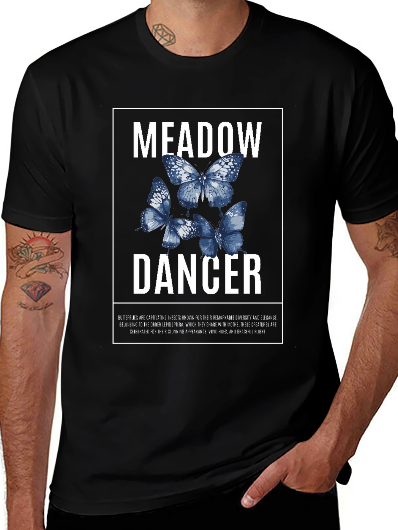 Variant 18 of Meadow Dancer Butterfly Graphic Tee