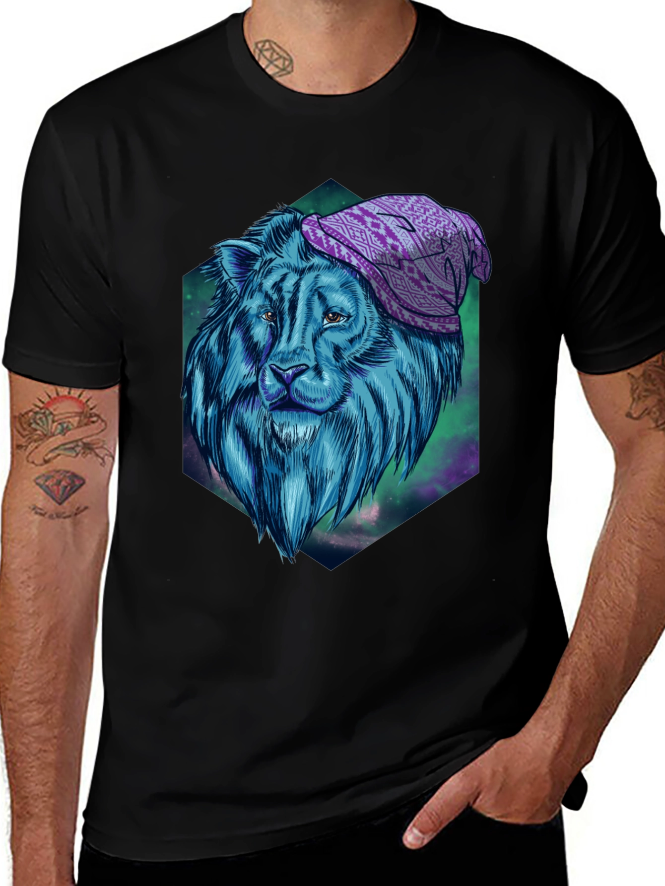 Variant 25 of Blue Lion Graphic T-Shirt