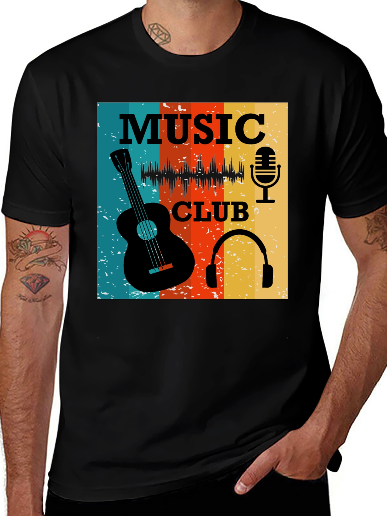 Variant 9 of Music Club Graphic Tee