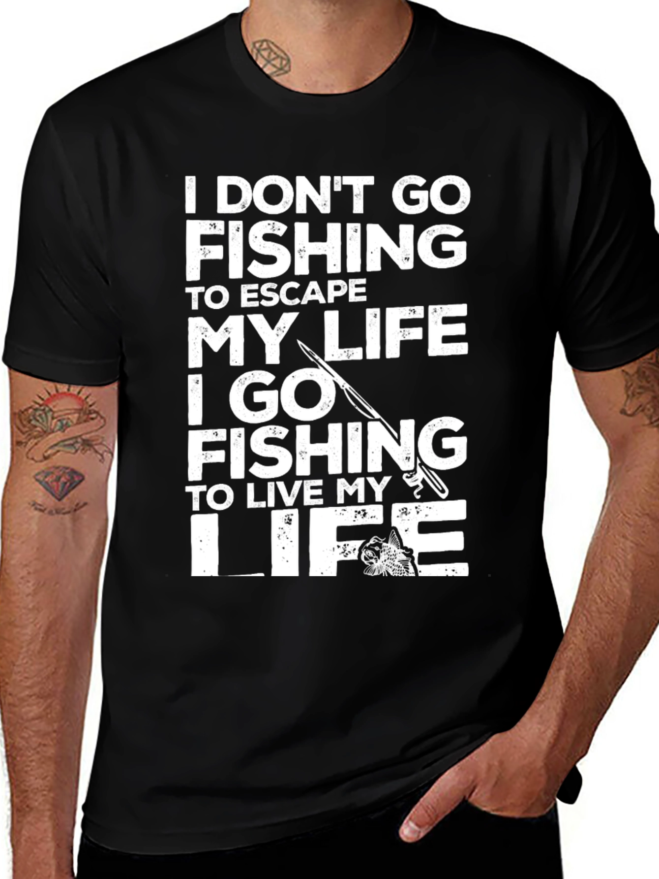 Variant 3 of Fishing Life T-Shirt